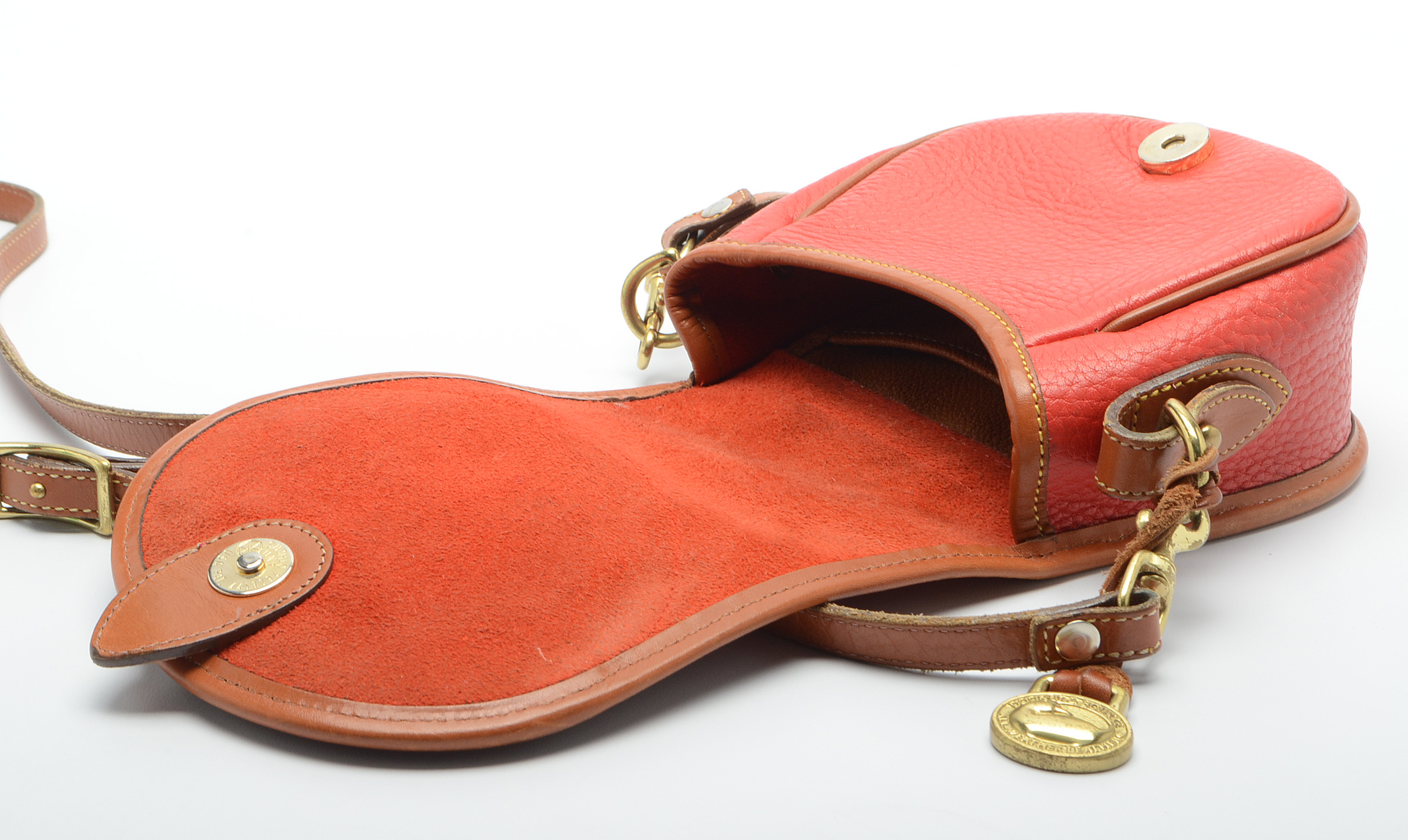 Dooney & Bourke All-Weather Leather Duck Logo Crossbody Bag