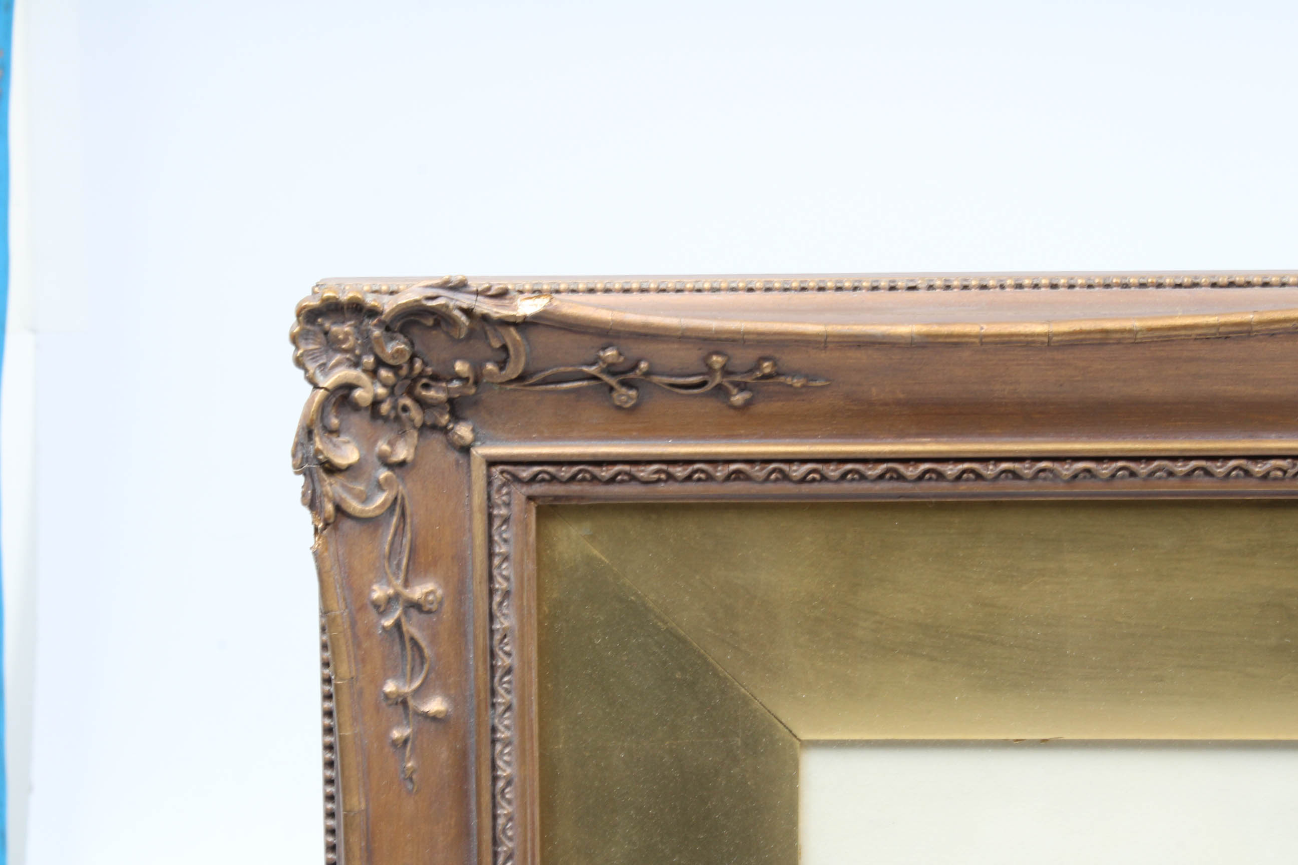 Jan van Couver Watercolor Painting of Dutch Seascape