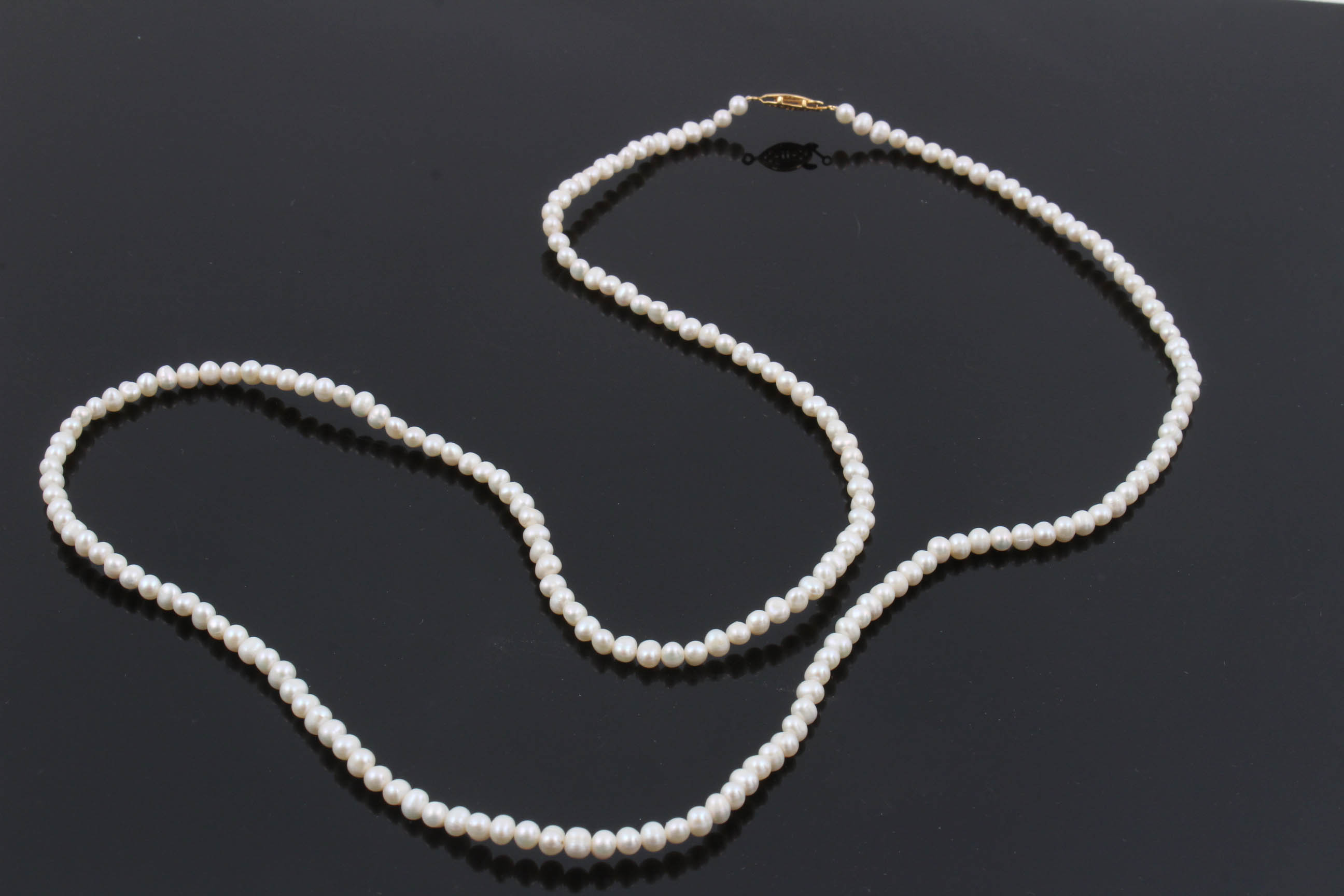 Freshwater Pearl Necklace and Earrings