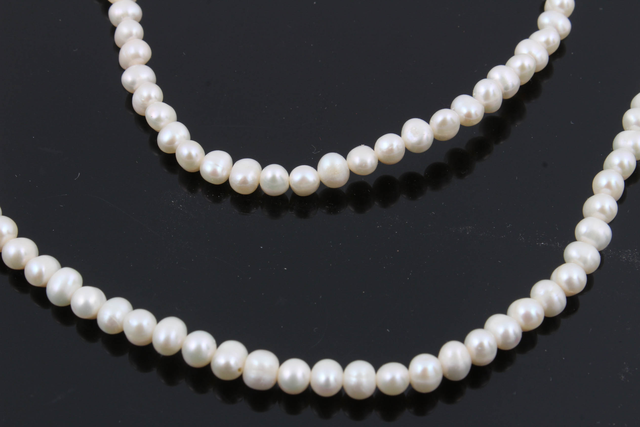Freshwater Pearl Necklace and Earrings