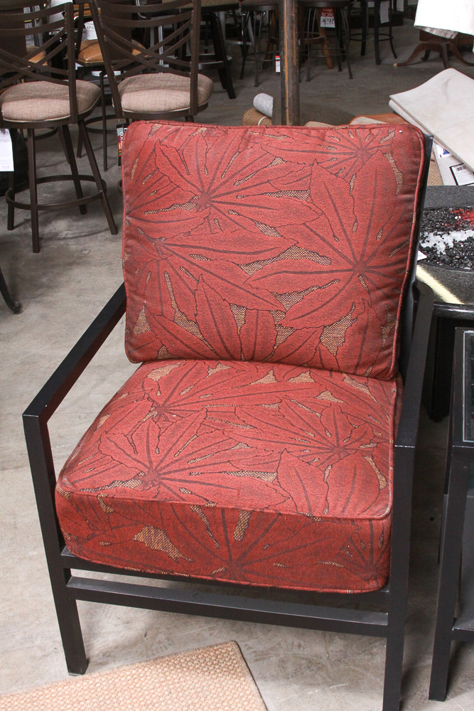 Summer Classics Contemporary Patio Chairs, Side Table and Umbrella