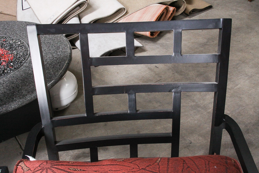 Summer Classics Contemporary Patio Chairs, Side Table and Umbrella