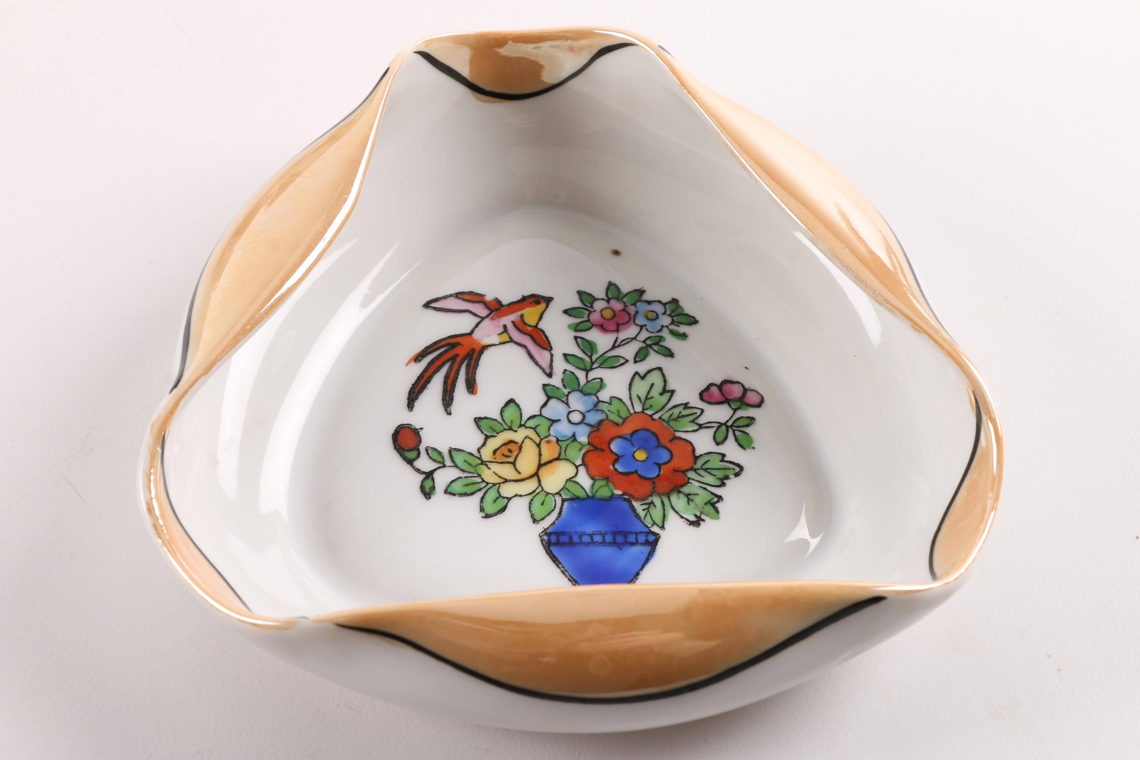 Vintage Japanese Lusterware Tea Service