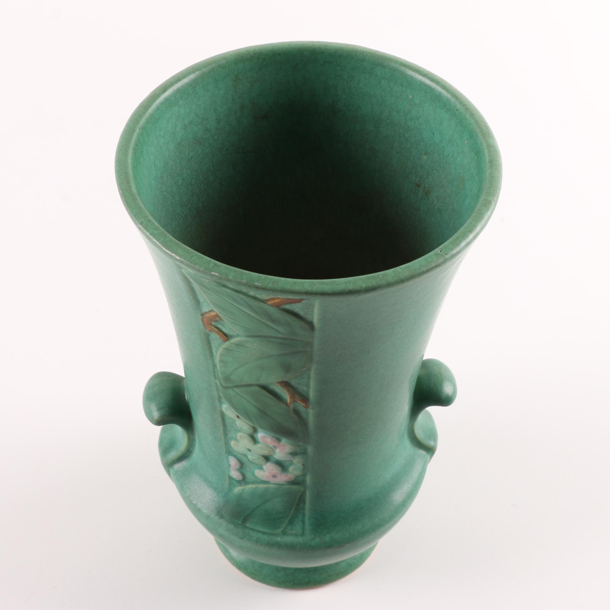 1930s Weller Pottery "Dorland" and "Velva"  Vases