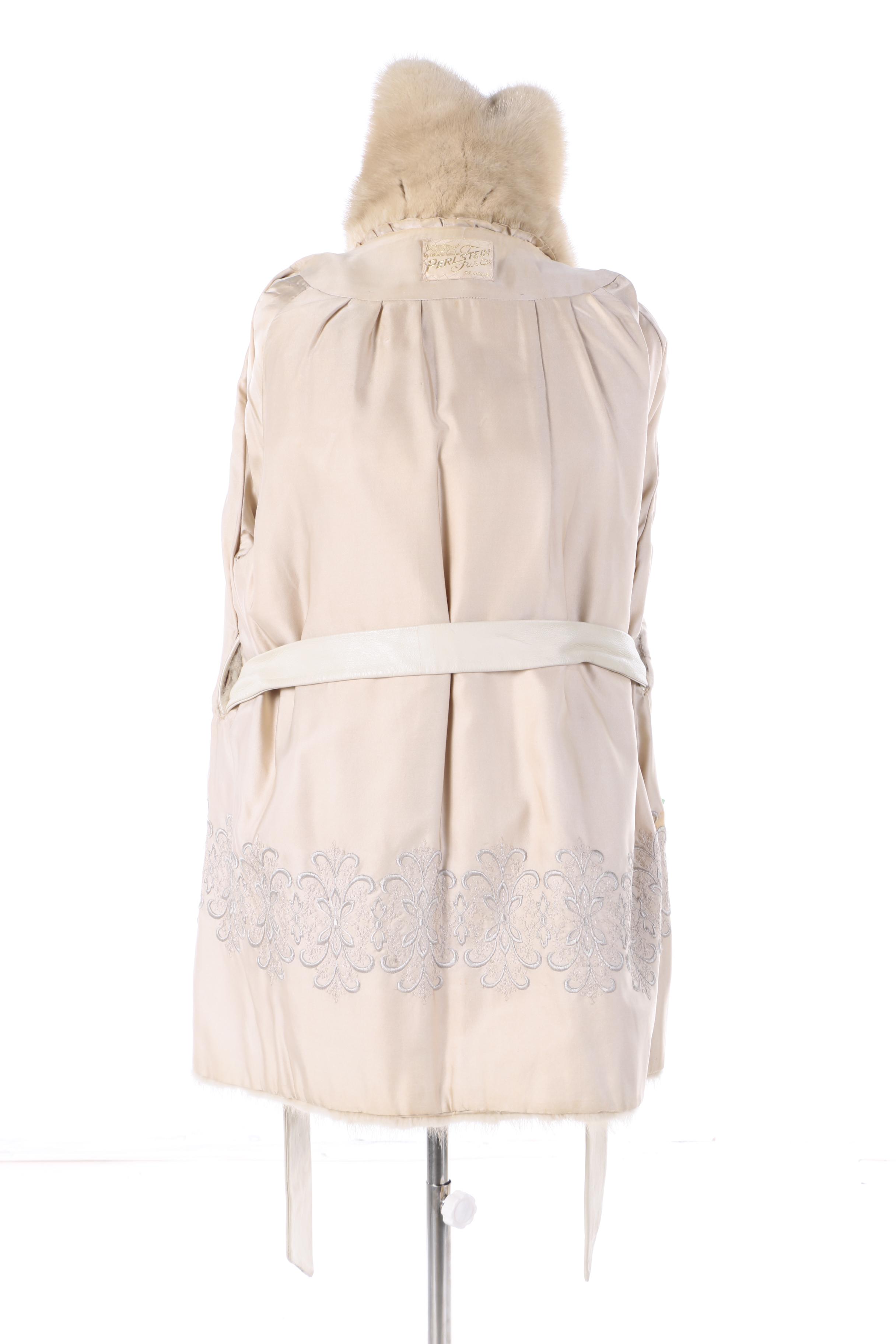 Women's Vintage Perlstein Fur Co. Blonde Mink Fur Coat