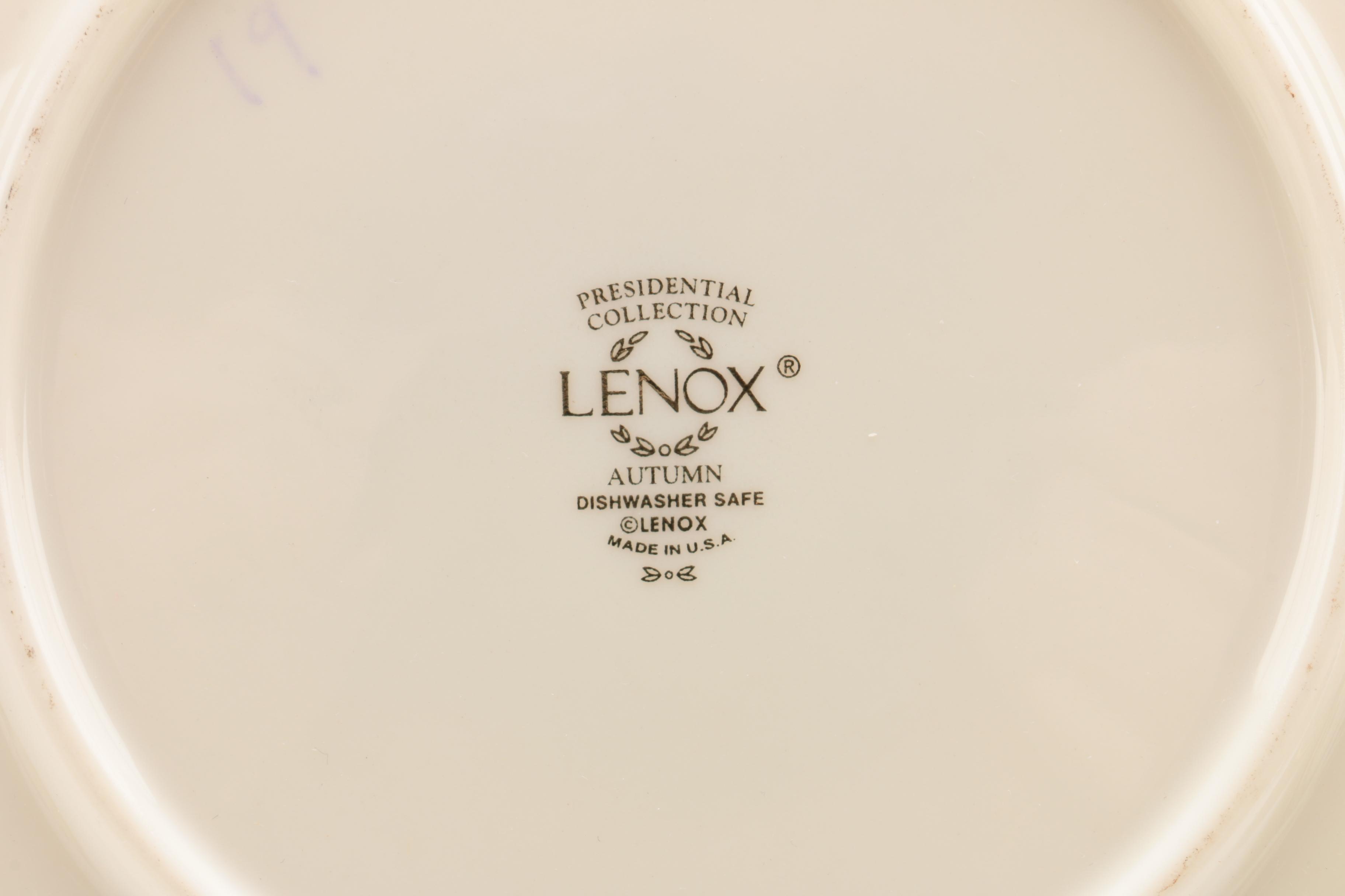 Lenox Presidential Collection "Autumn" Dinnerware