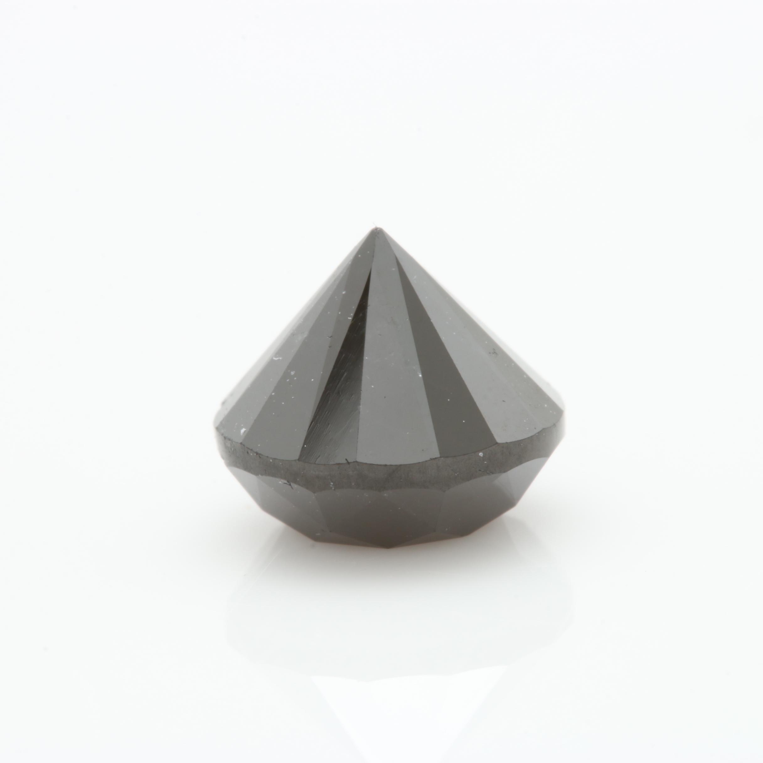 Loose 2.88 CT and 1.81 CT Black Diamonds