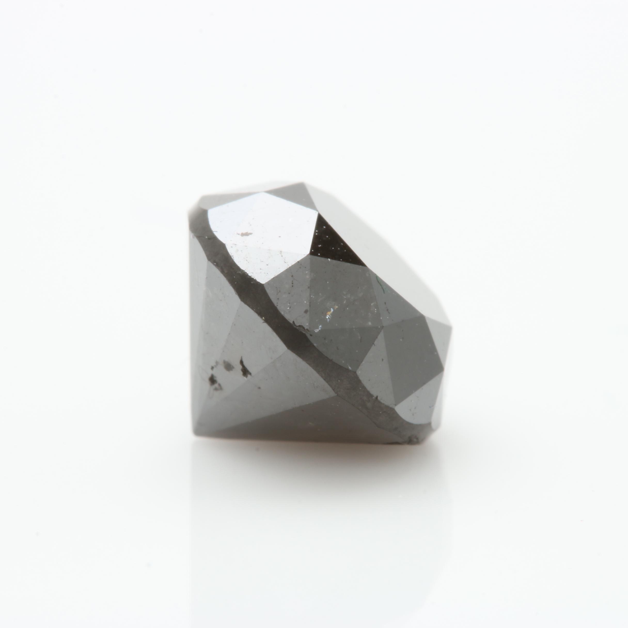 Loose 2.88 CT and 1.81 CT Black Diamonds