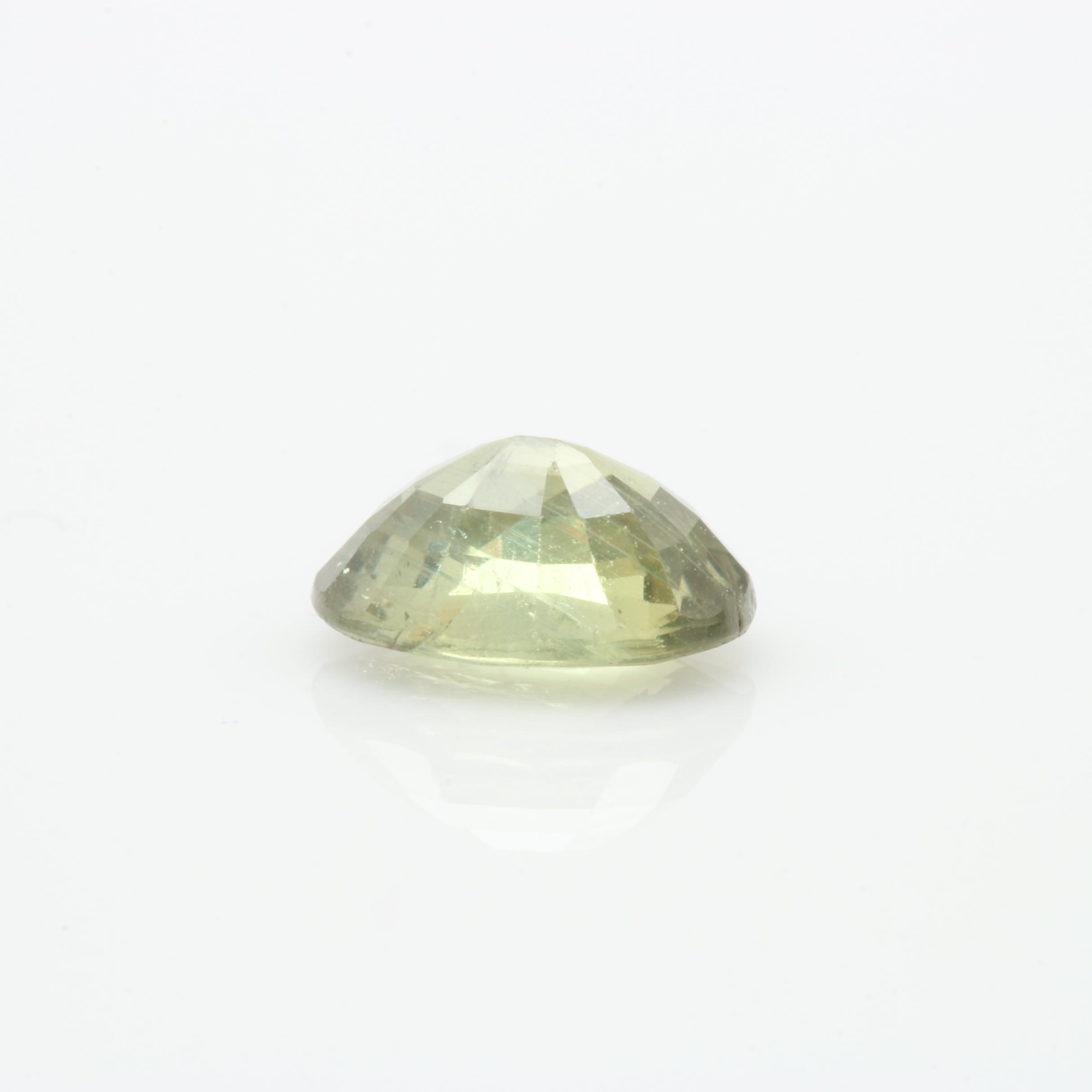Loose 1.35 CT and 1.40 CT Natural Green Sapphires