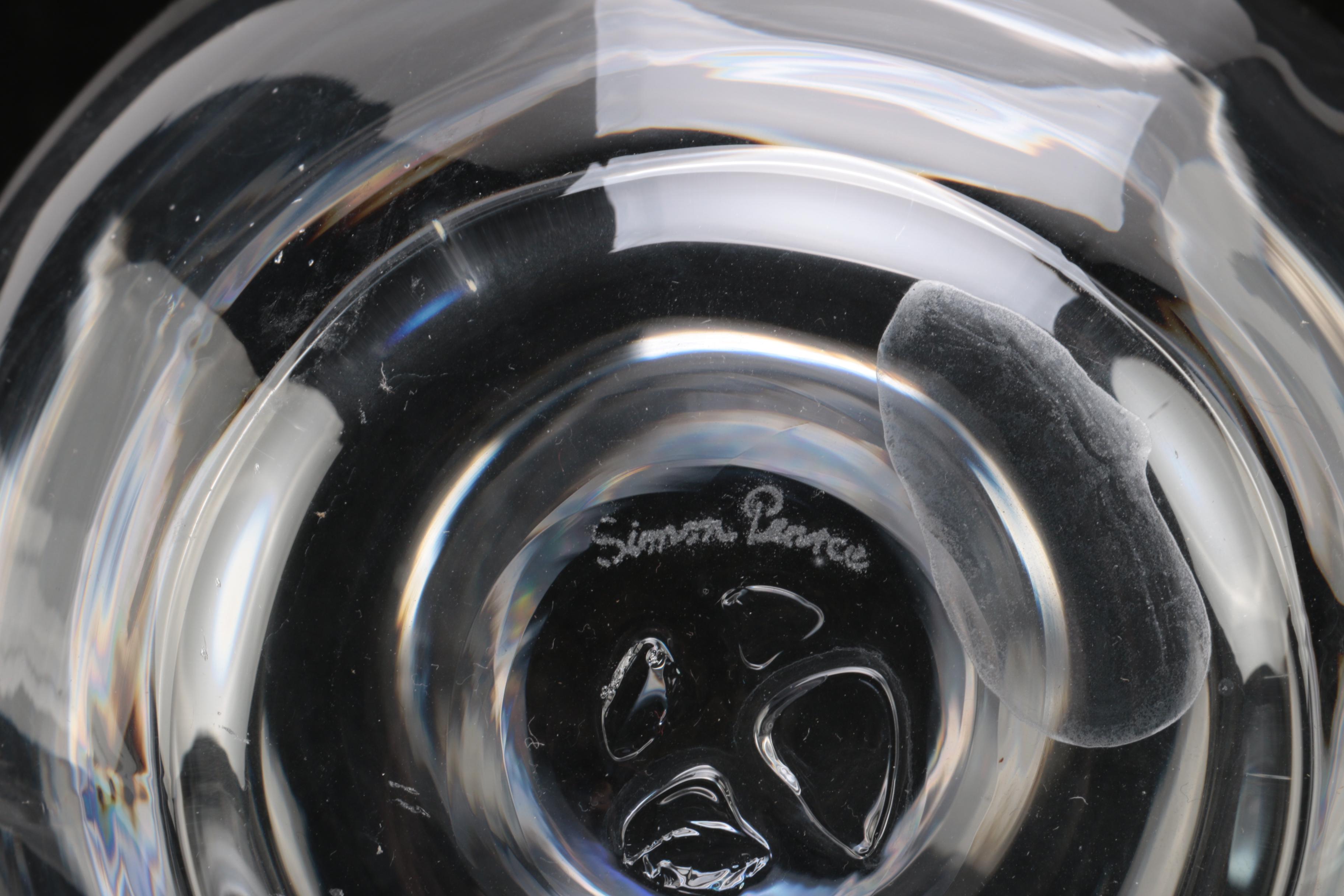 Simon Pearce "Shelburne" Vase with Bowl