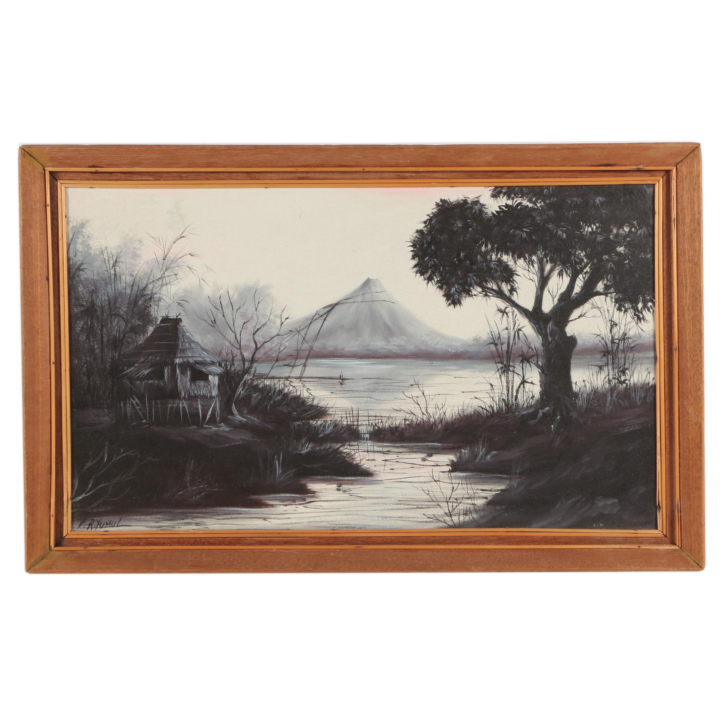F. R. Yumul Oil Landscape Painting