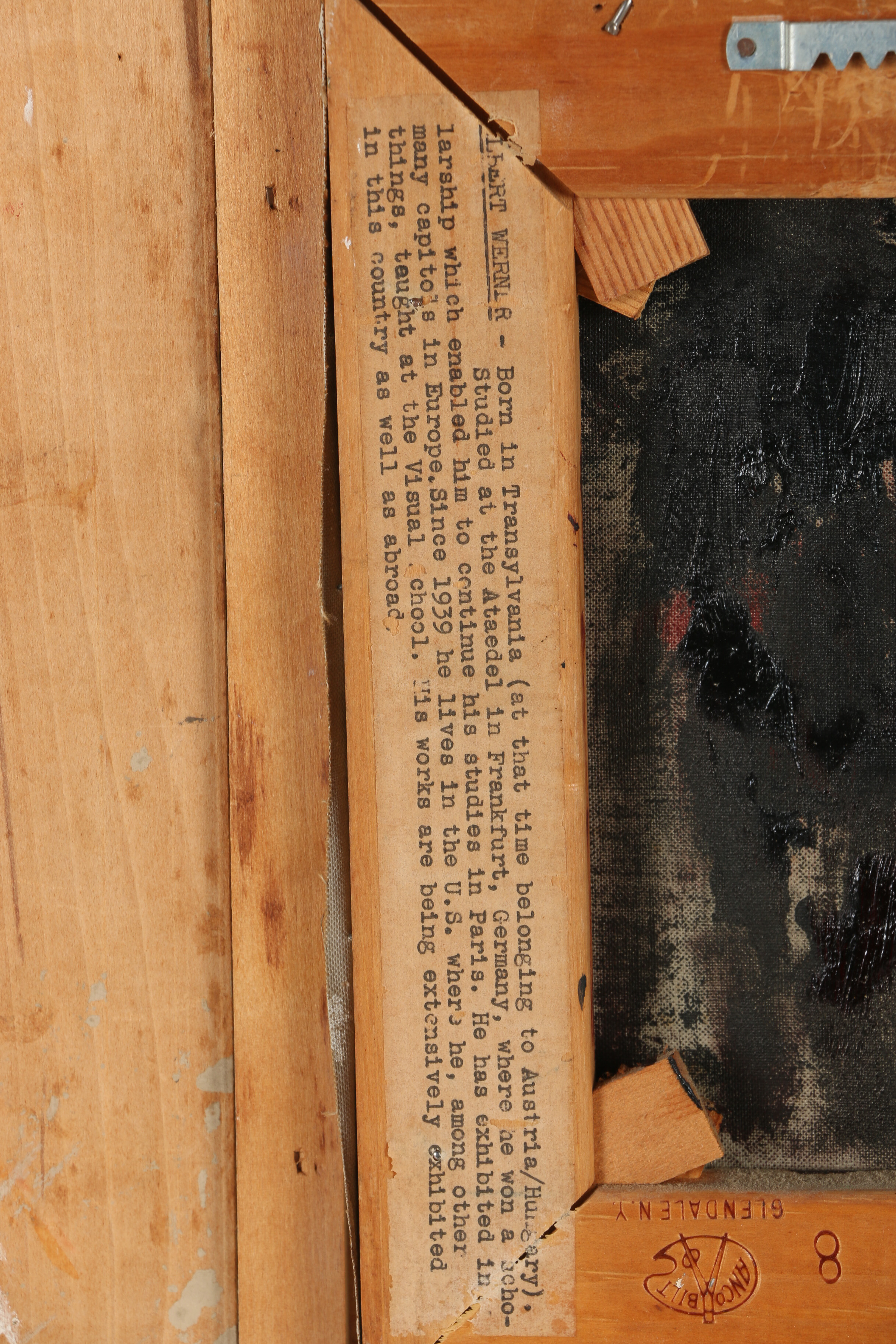 Albert Werner Oil Painting