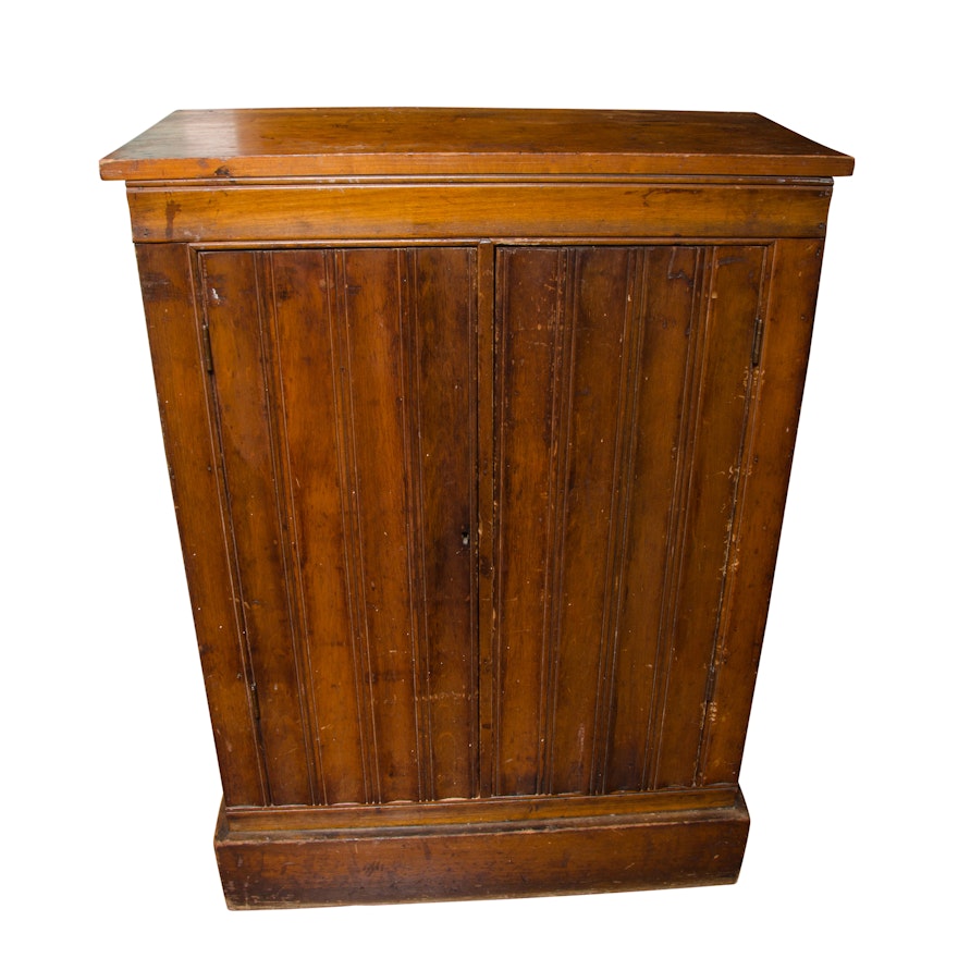Vintage Pine Wood Cabinet