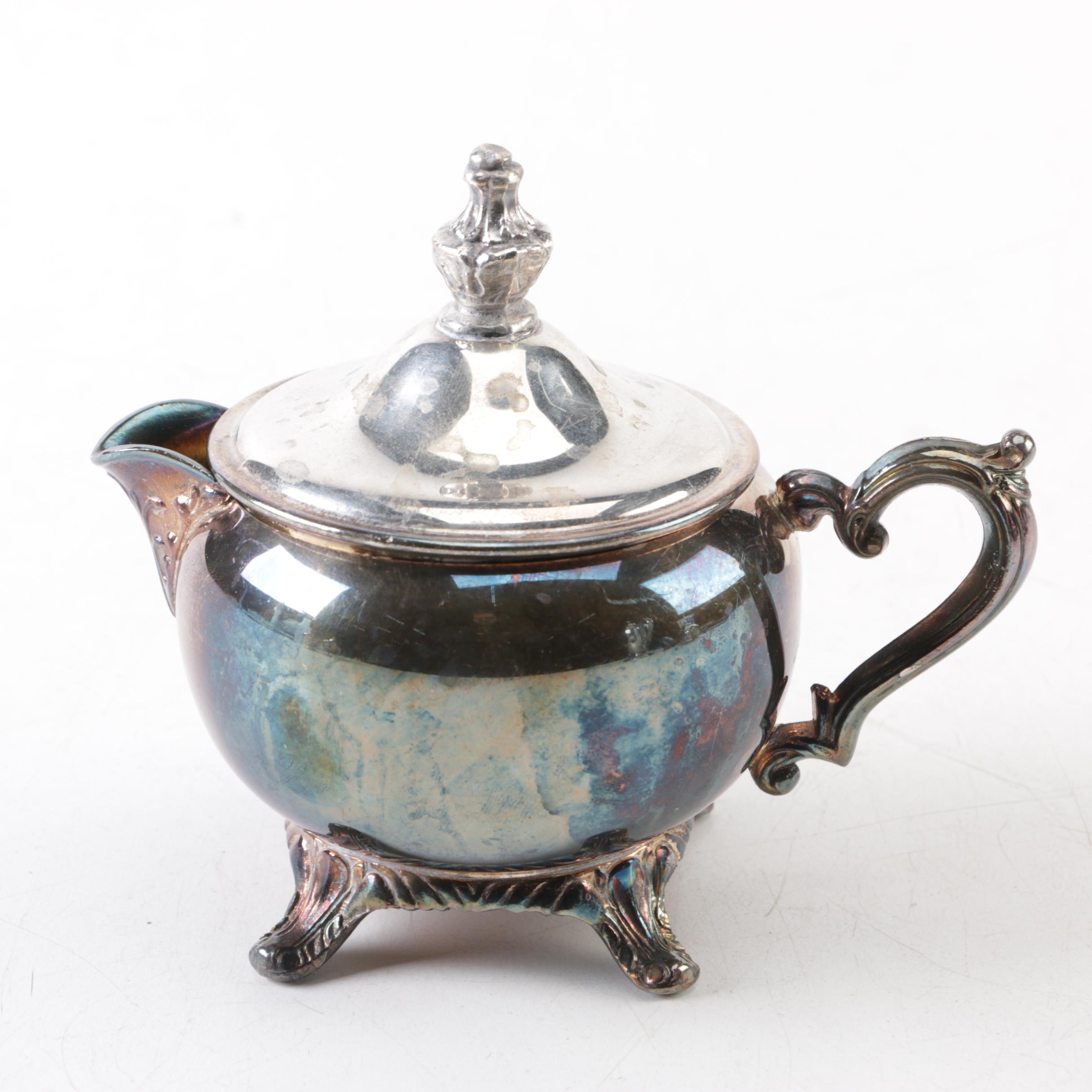 Wm Rogers "Primrose" Silver Plate Coffee Service Set and Assorted Serveware