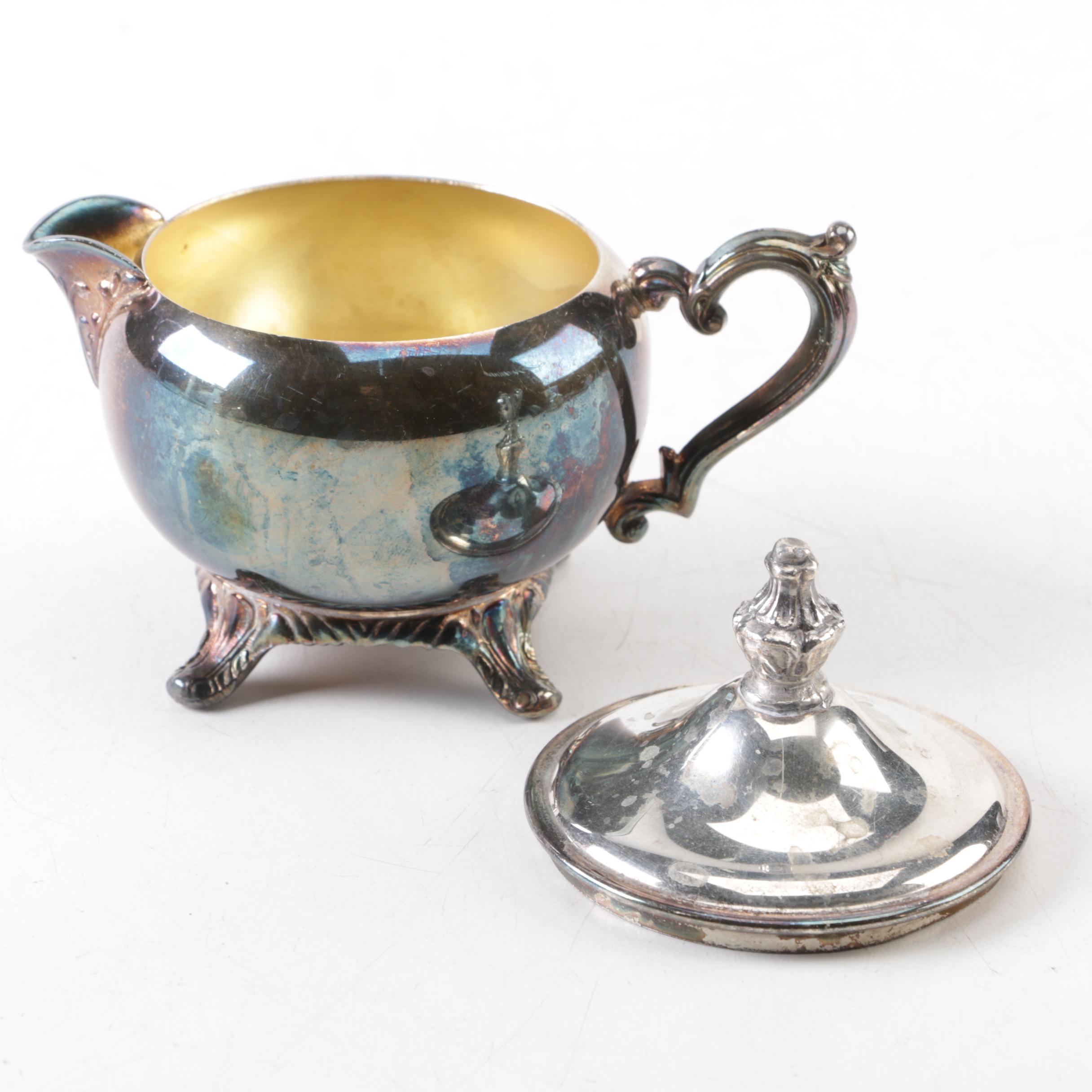 Wm Rogers "Primrose" Silver Plate Coffee Service Set and Assorted Serveware