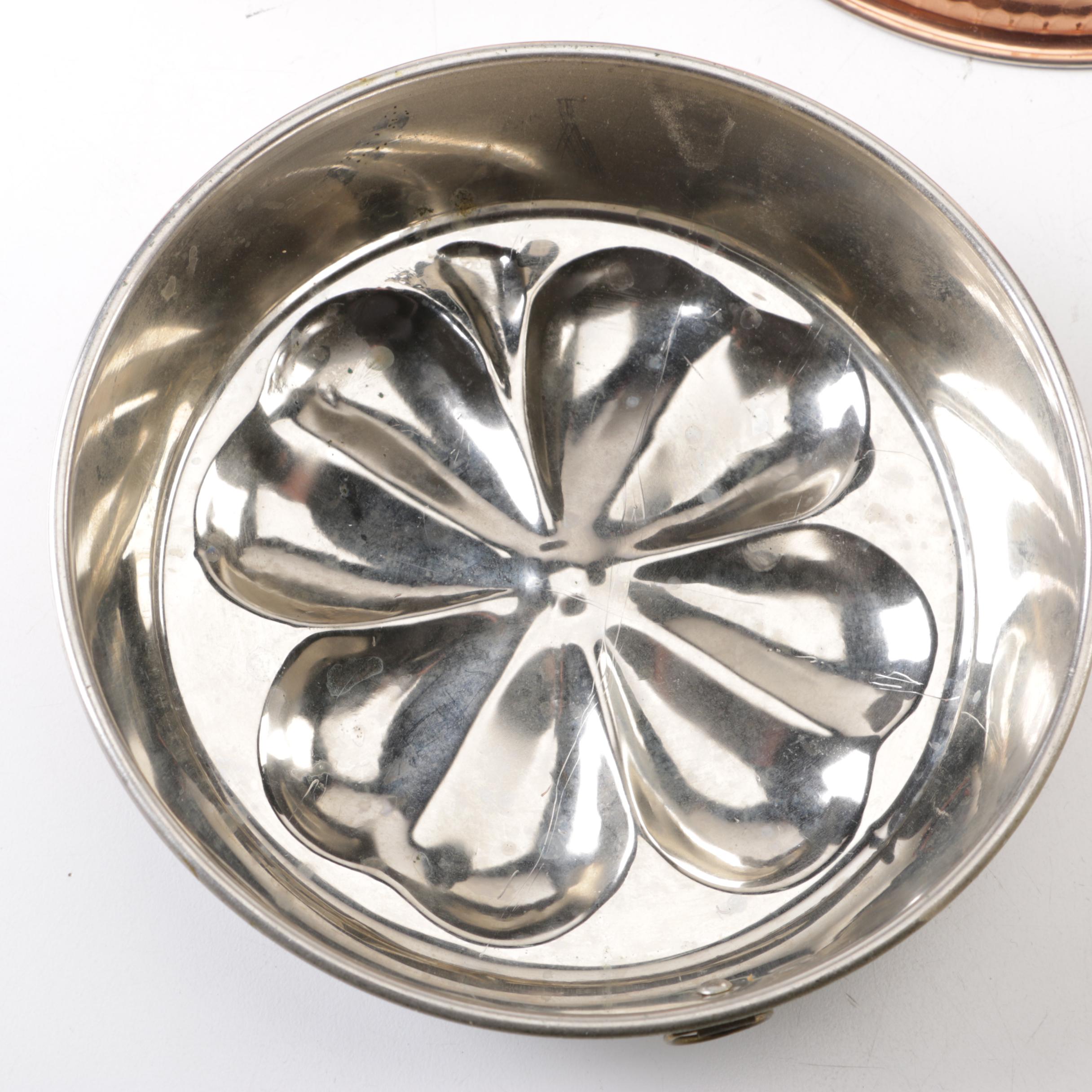 Vintage Copper Baking Molds