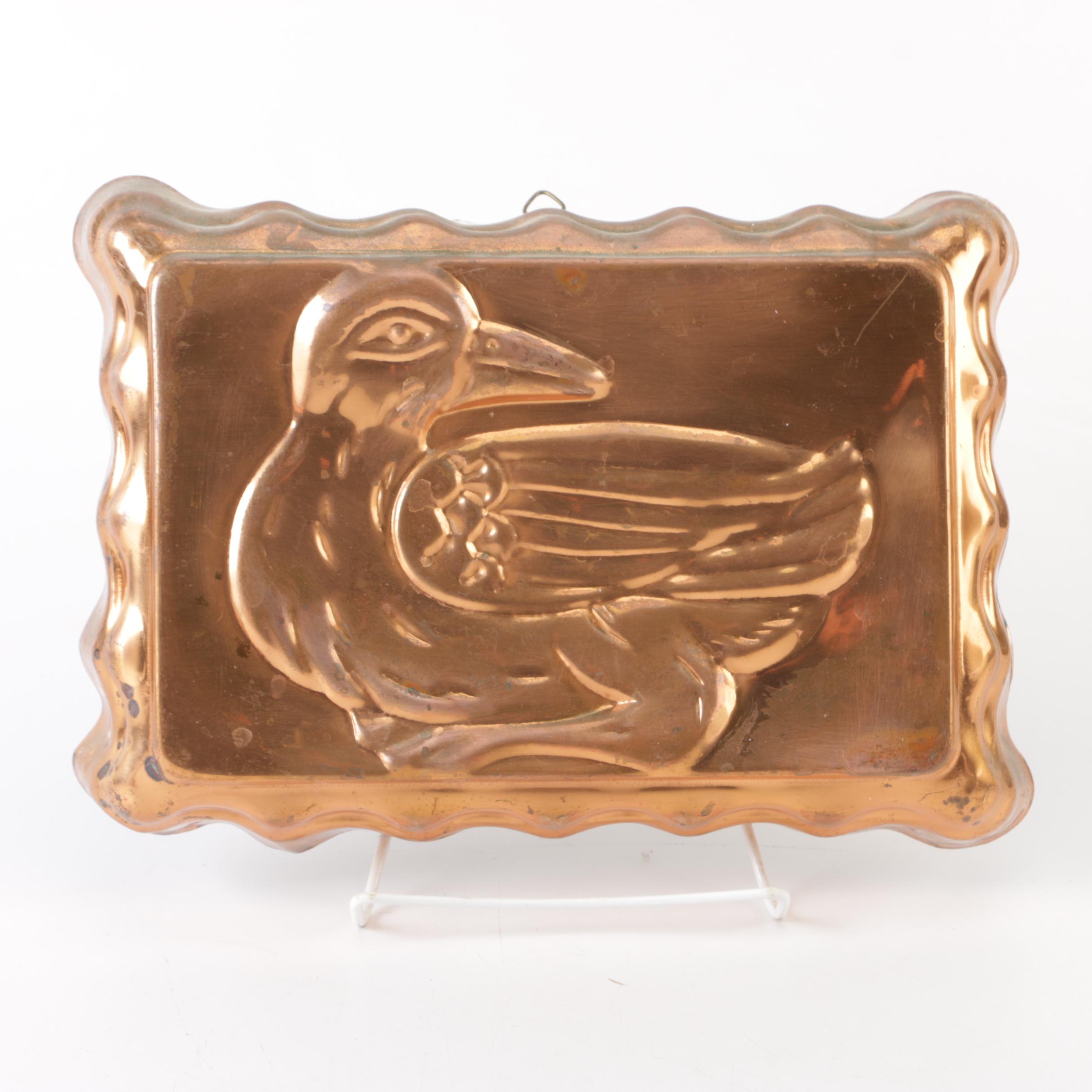 Vintage Copper Baking Molds