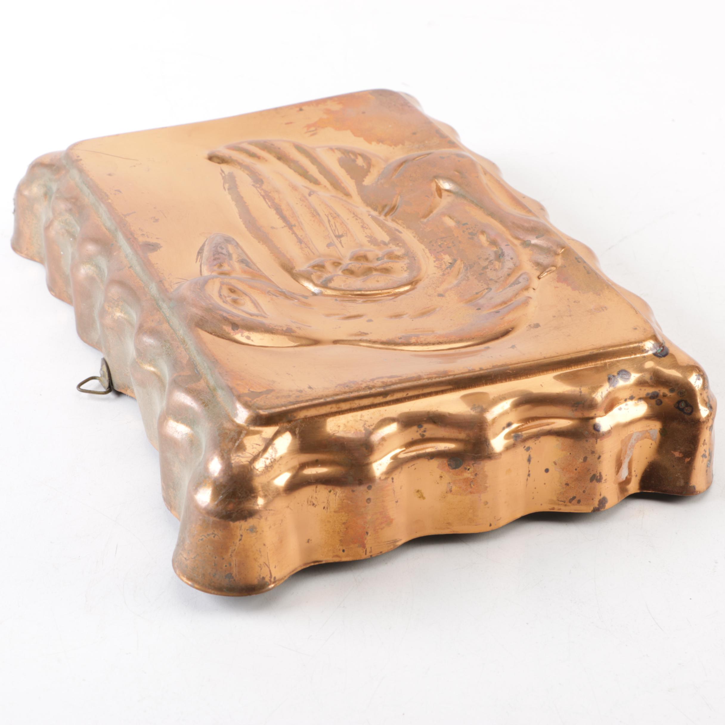 Vintage Copper Baking Molds