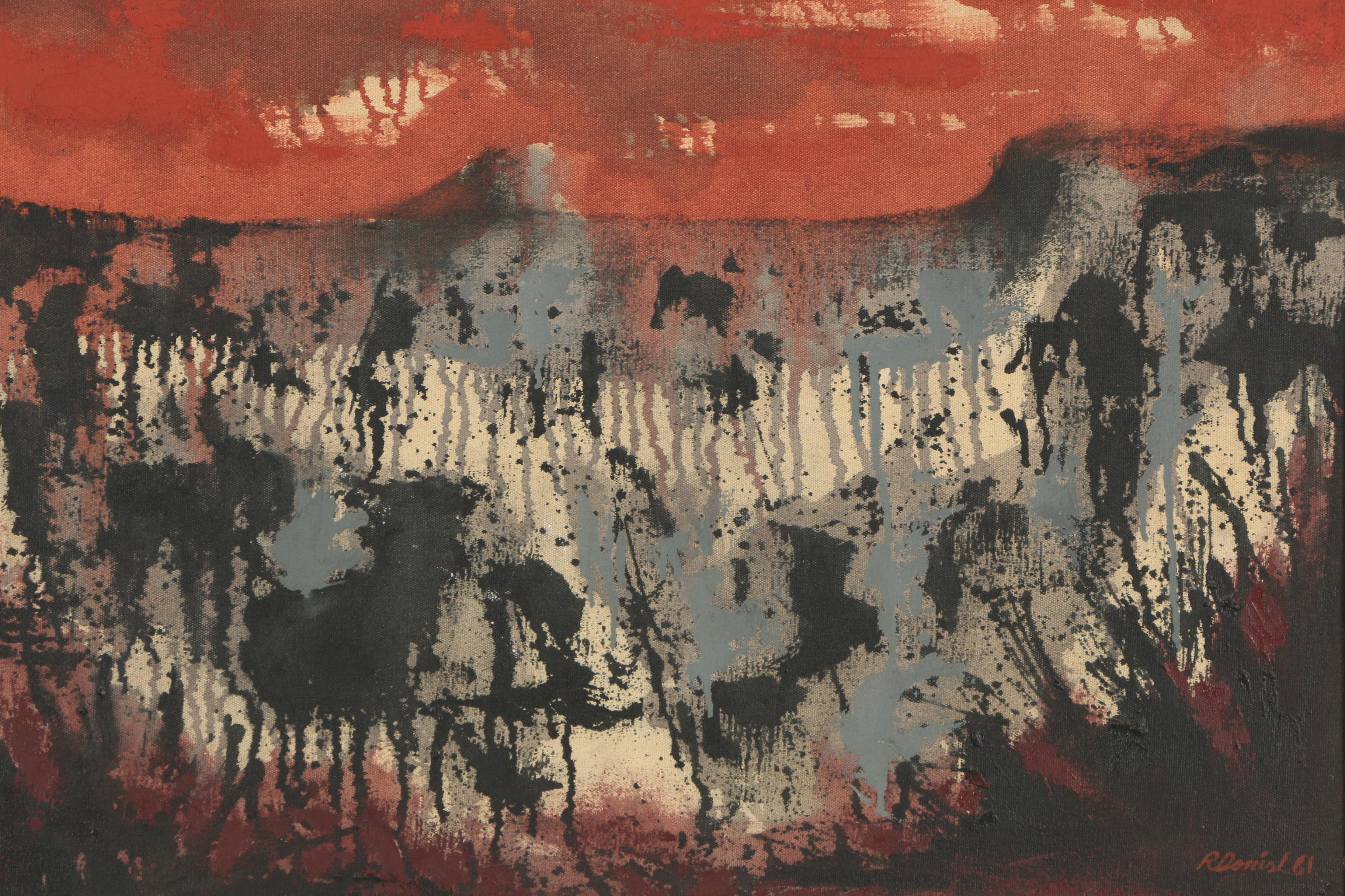 1961 Roberto Donis Oil Painting