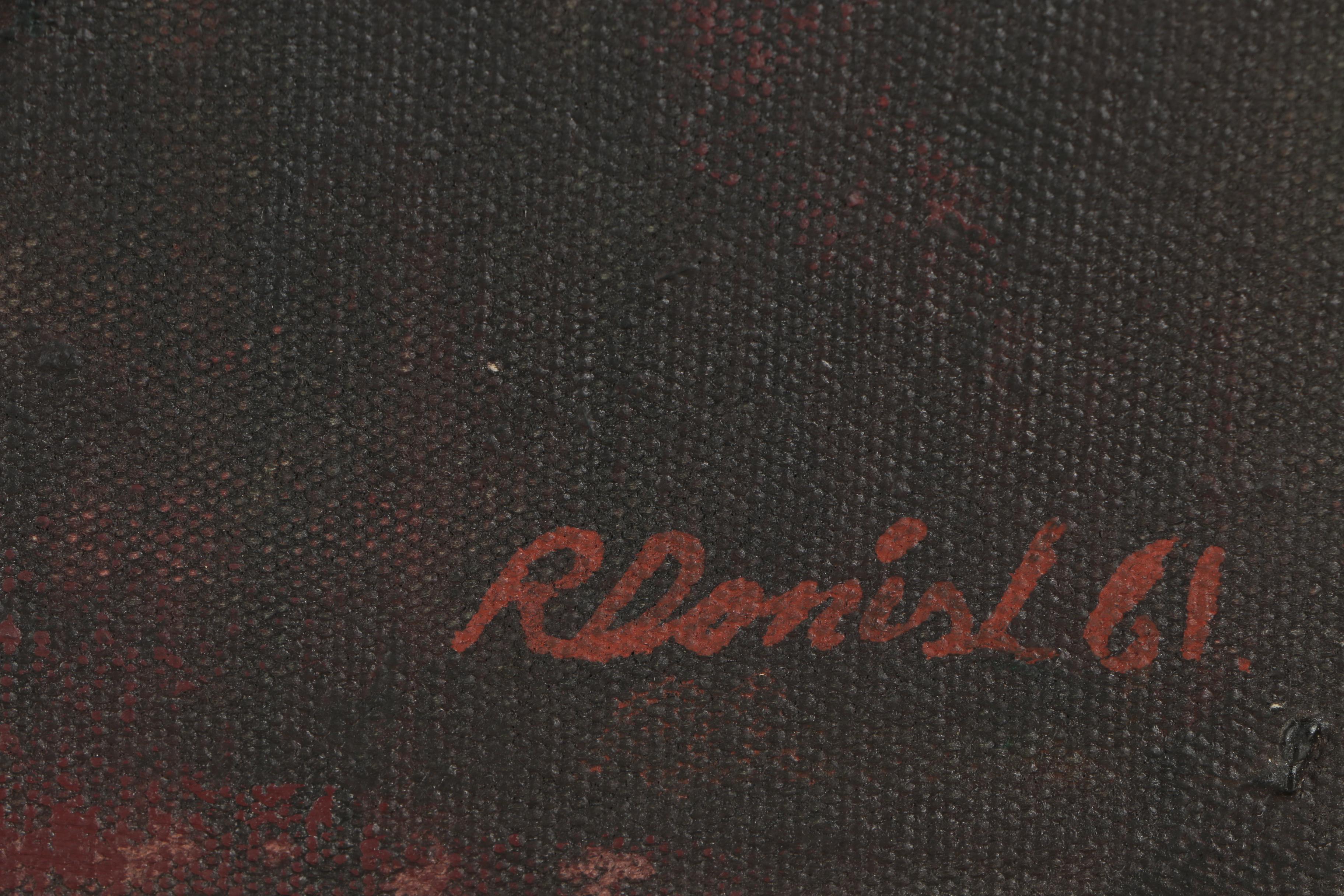 1961 Roberto Donis Oil Painting