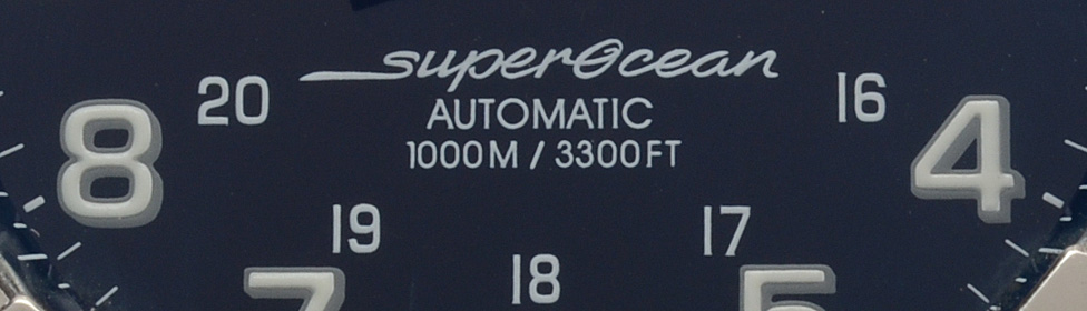 Breitling 1884 "SuperOcean" Divers 1000m/3300ft Steel Automatic Watch