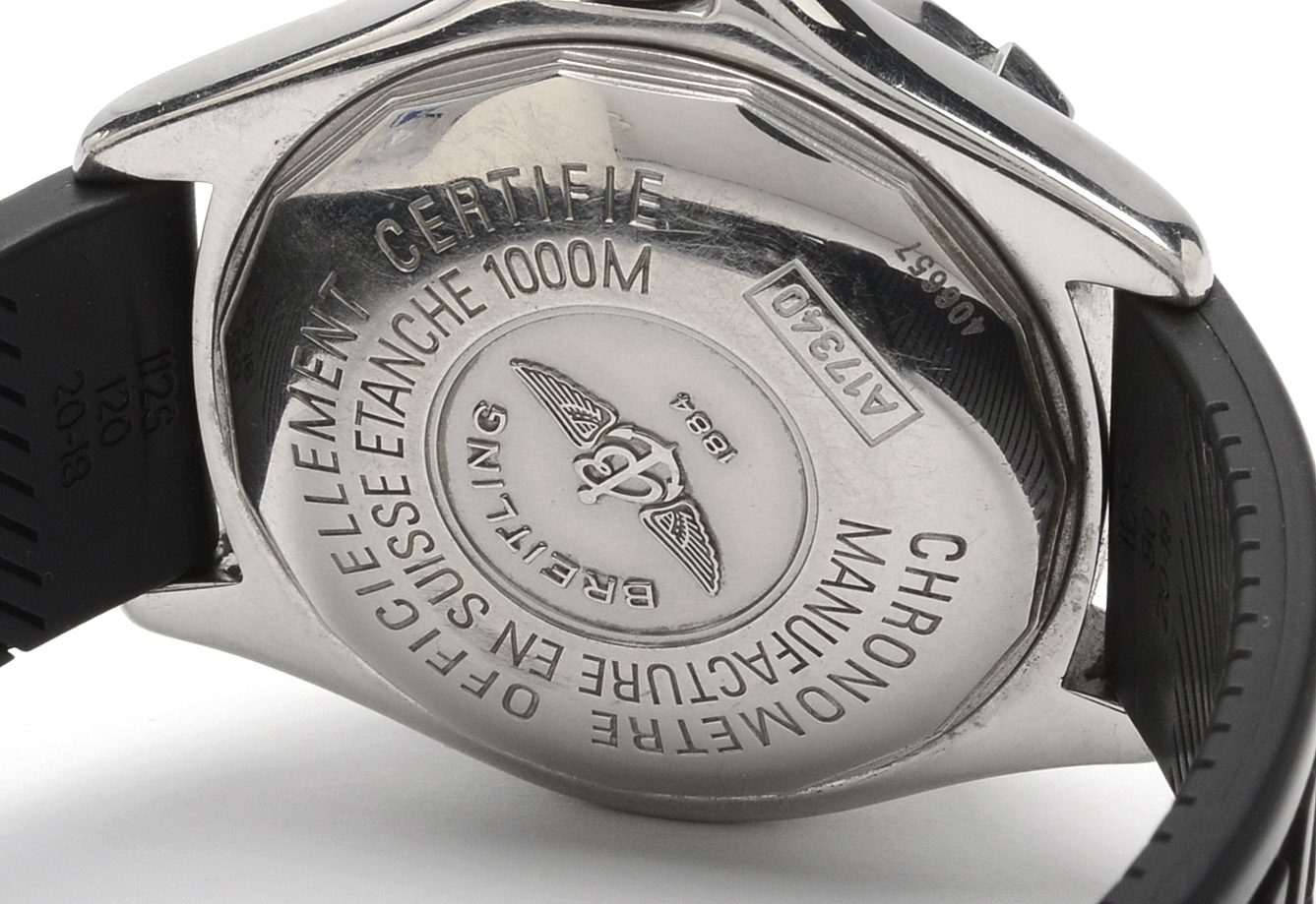 Breitling 1884 "SuperOcean" Divers 1000m/3300ft Steel Automatic Watch