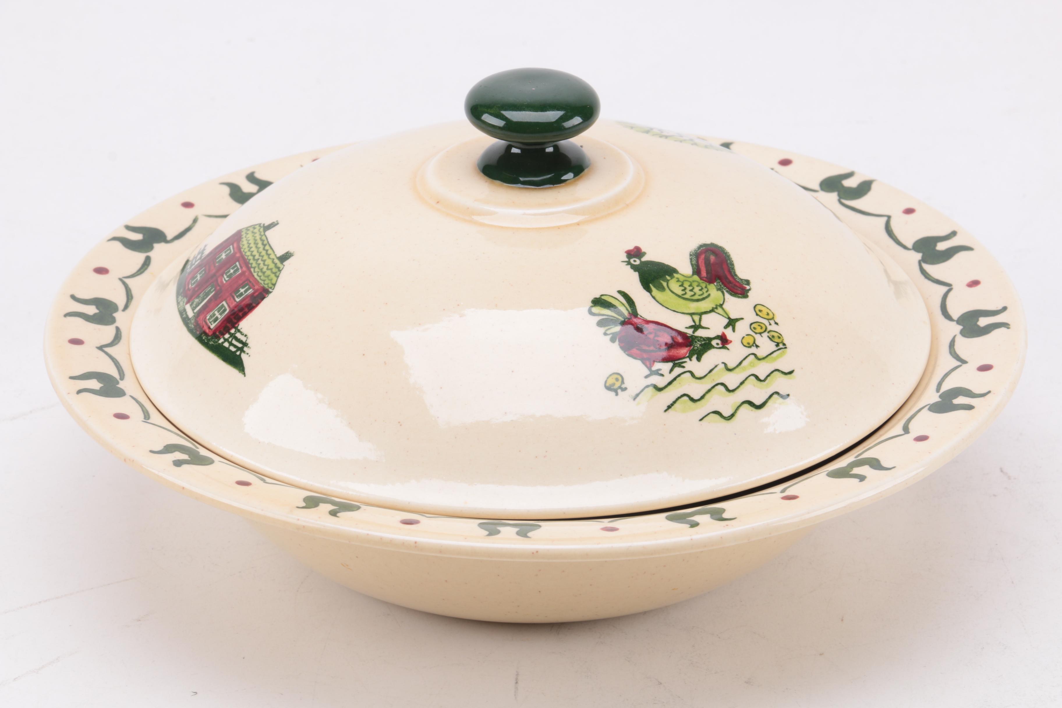 Vintage Metlox Poppytrail Pottery "Homestead Provincial" Dinnerware