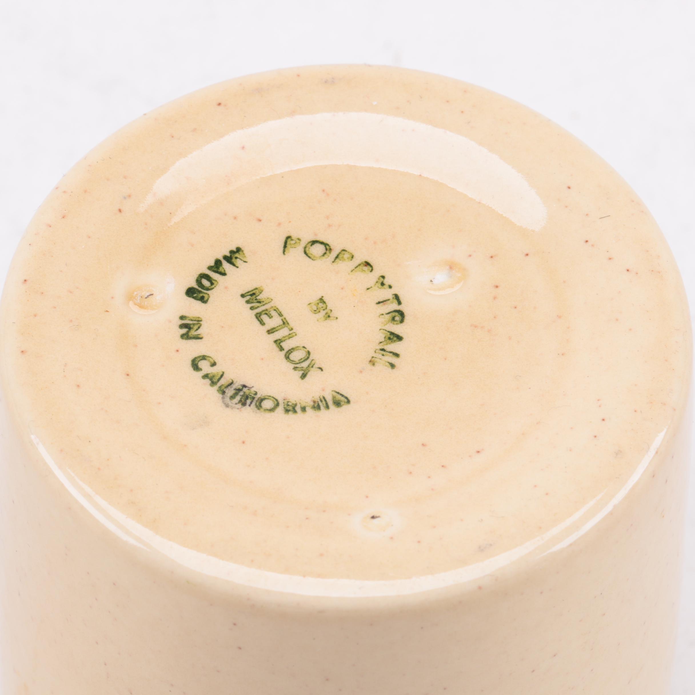 Vintage Metlox Poppytrail Pottery "Homestead Provincial" Dinnerware