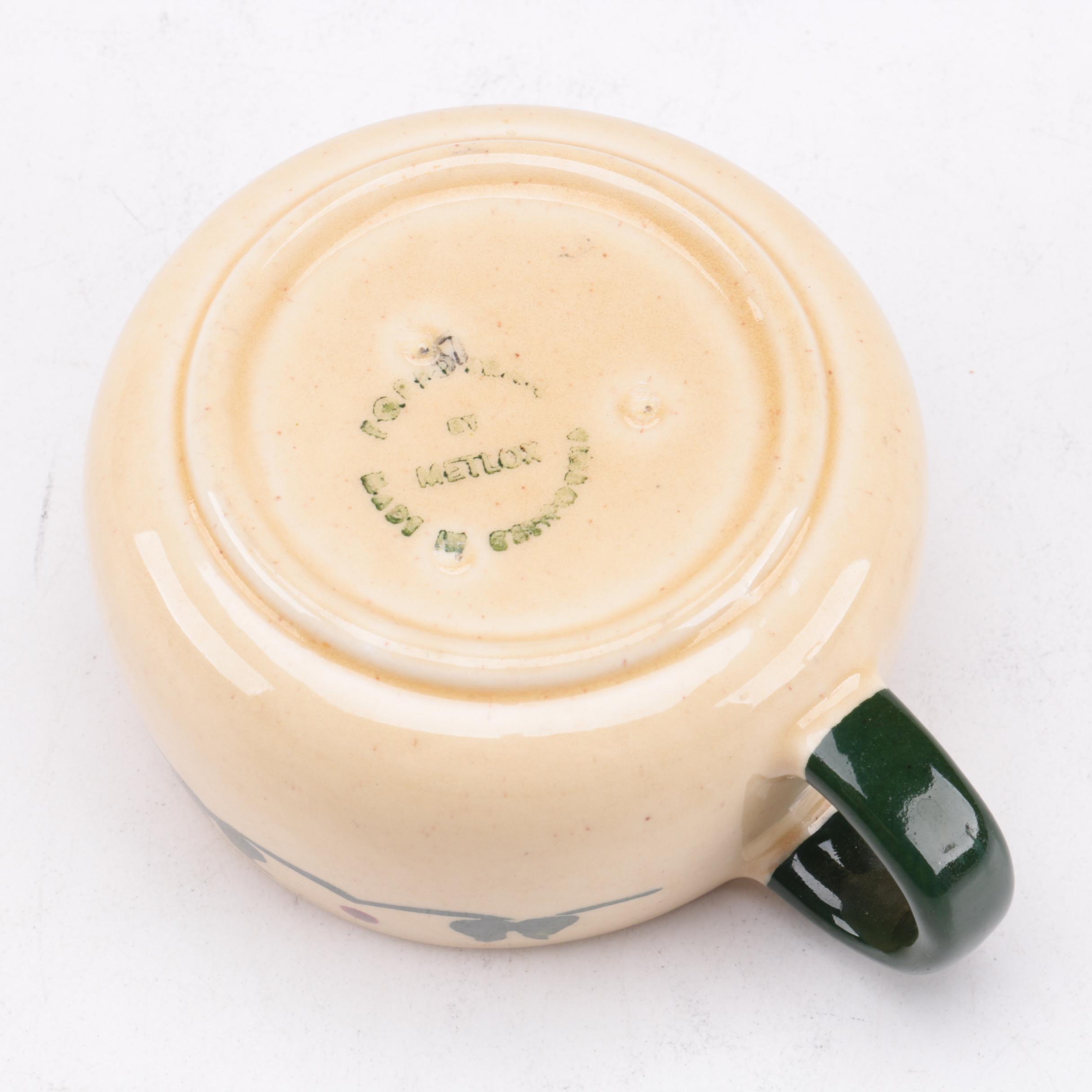 Vintage Metlox Poppytrail Pottery "Homestead Provincial" Dinnerware