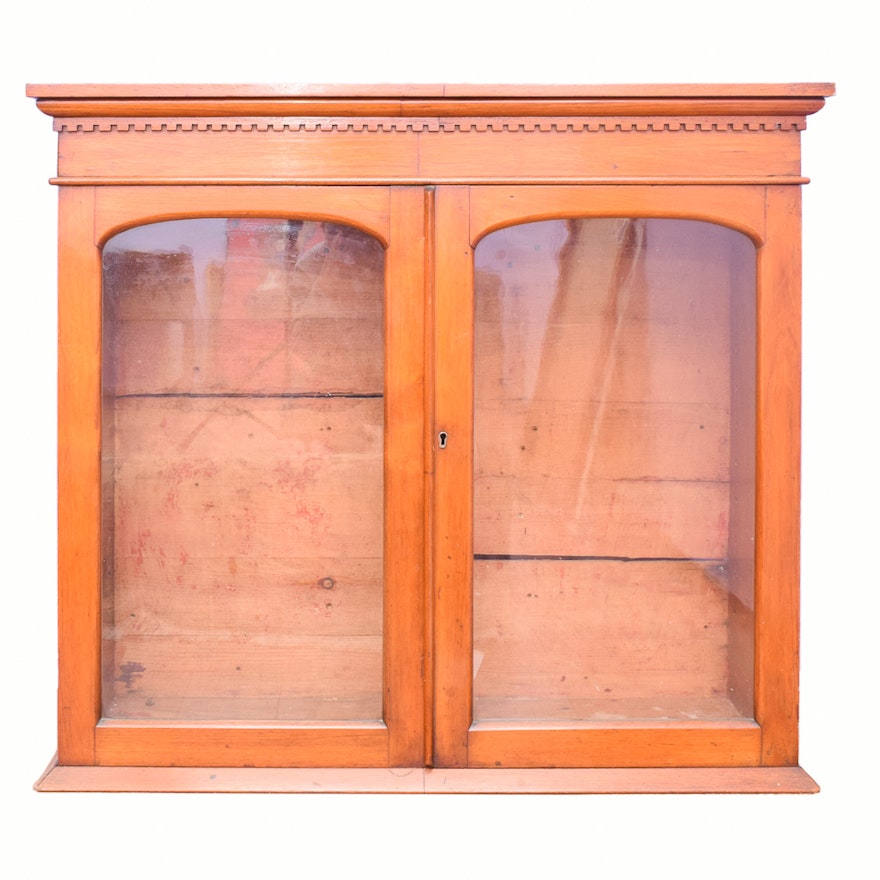 Pine Display Hutch