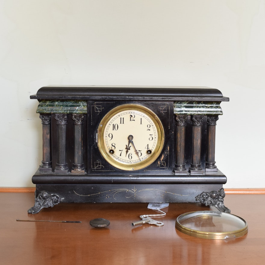 20th Century Sessions Clock Co. Mantel Clock