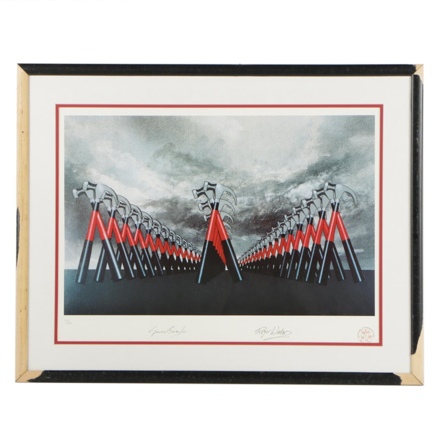 Offset Lithograph After Gerald Scarfe "Marching Hammers" from "The Wall"