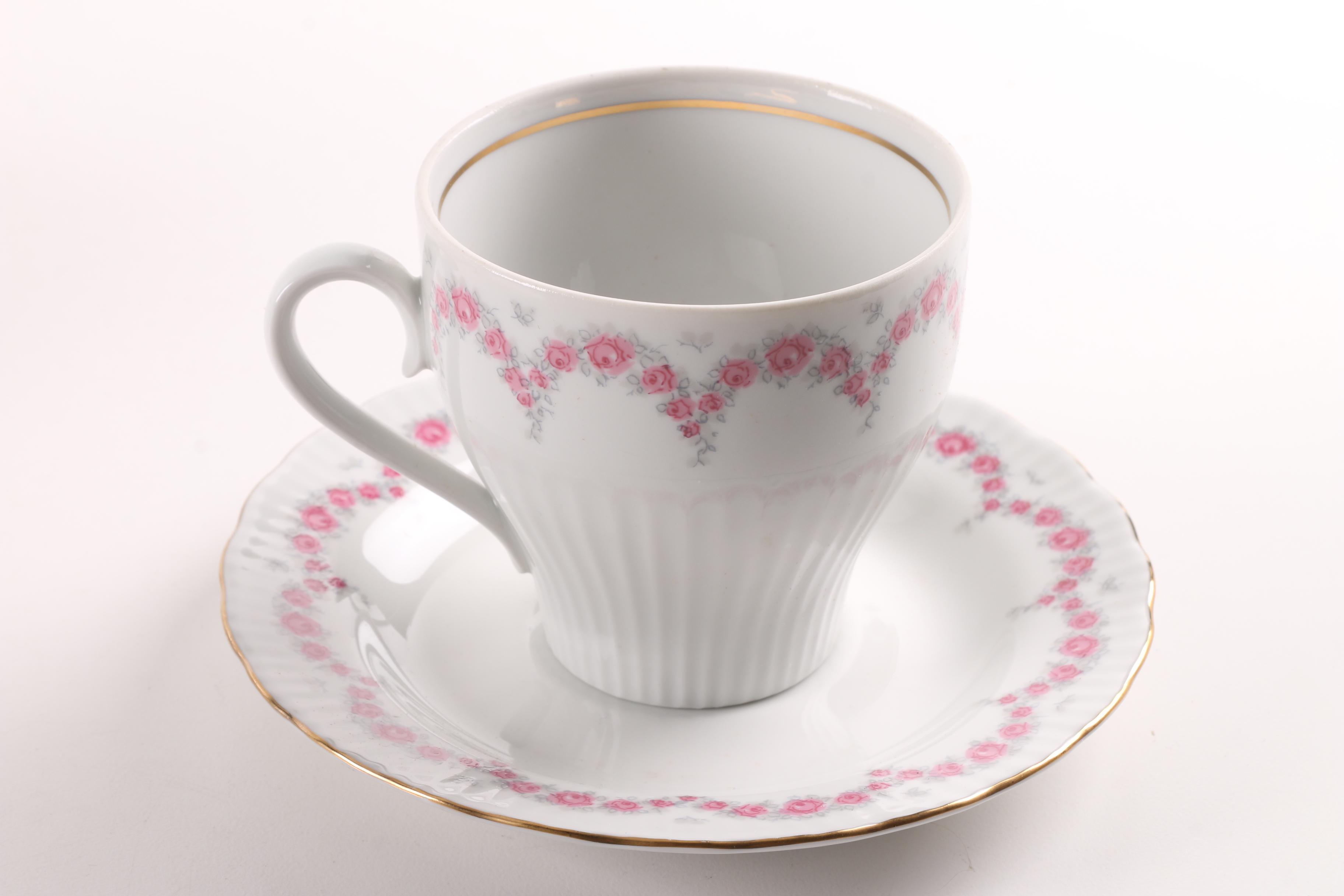 Porcelain Tableware Including Antique Bassett & Co.