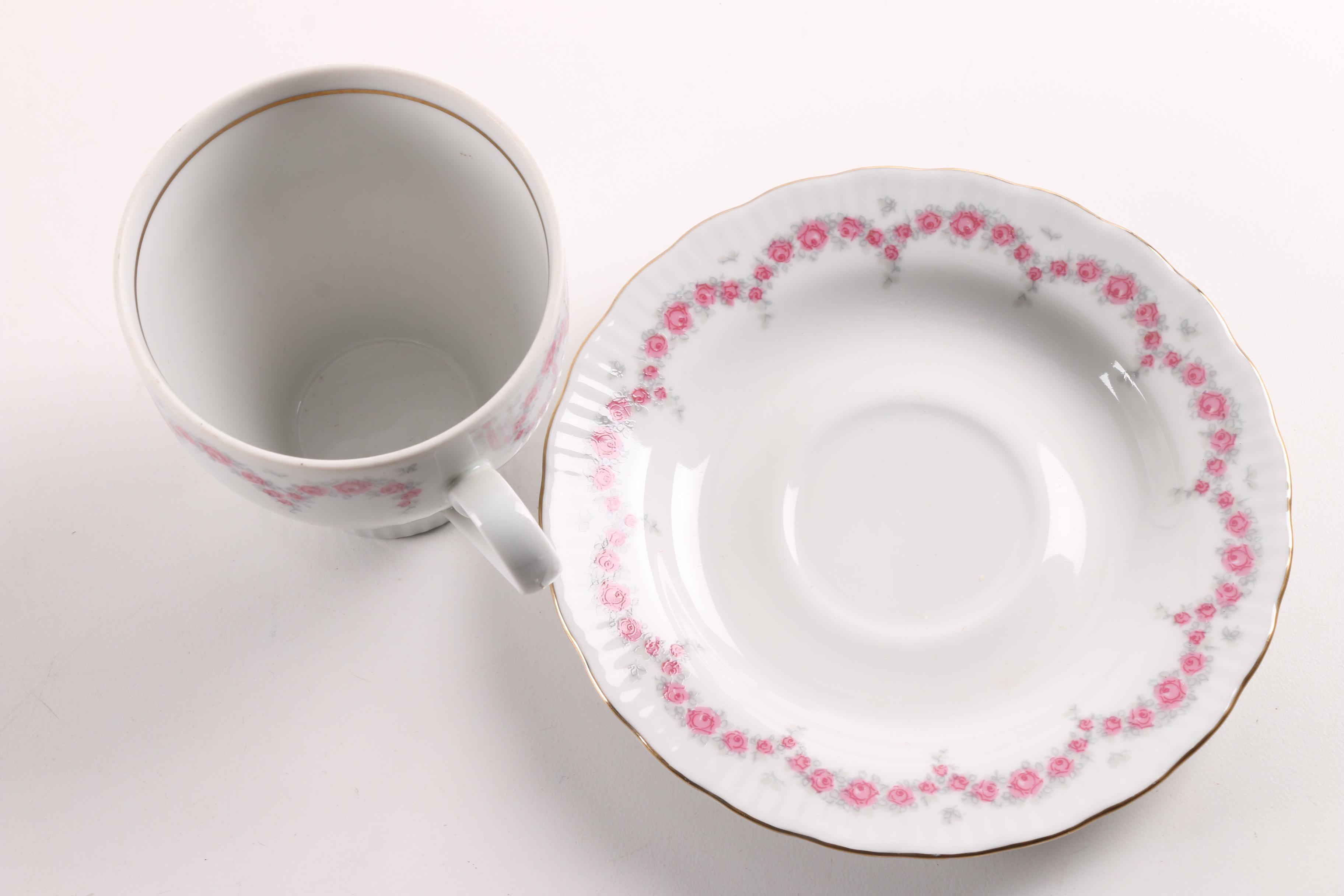 Porcelain Tableware Including Antique Bassett & Co.