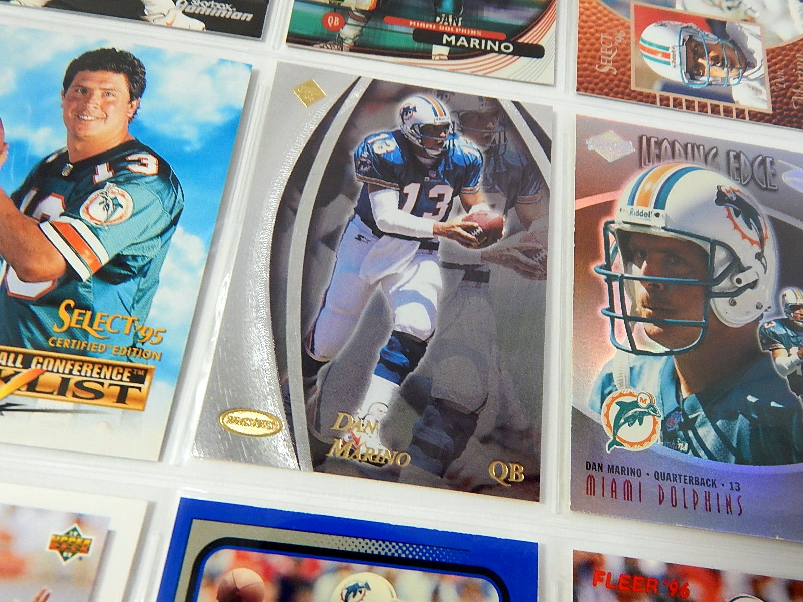Dan Marino Football Trading Cards with Rookie Card