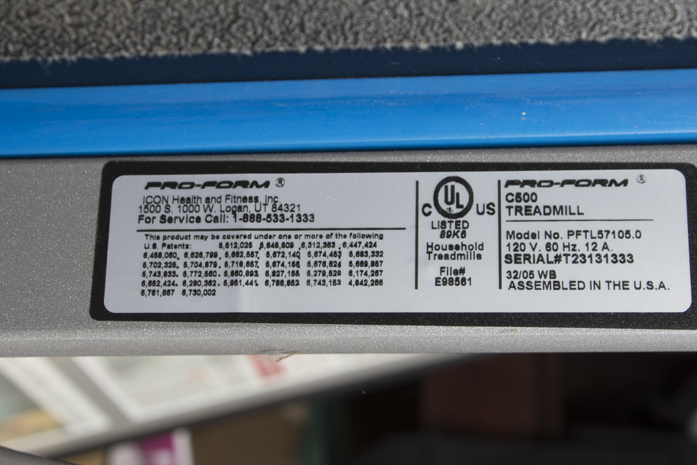 Proform Space Saver C500 Treadmill