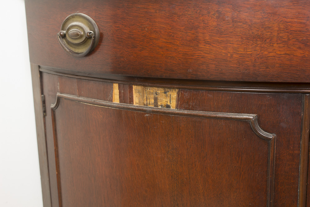 Vintage Drexel Mahogany Corner Cabinet
