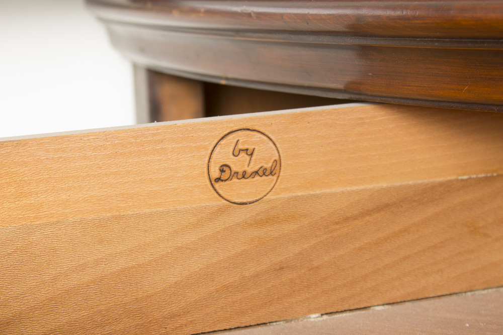 Vintage Drexel Mahogany Corner Cabinet