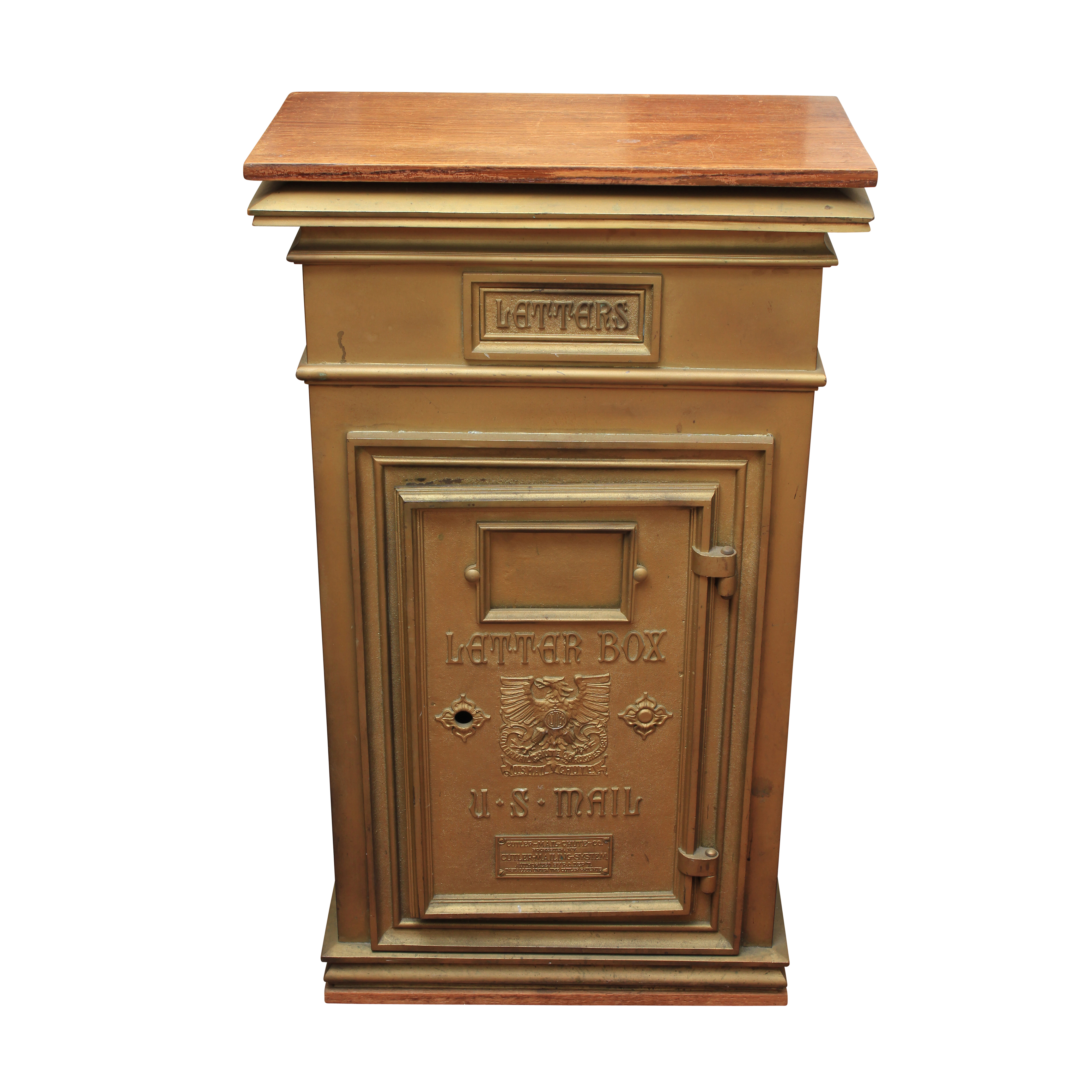 Vintage Cutler Mail Chute Co. U.S. Mail Letter Box