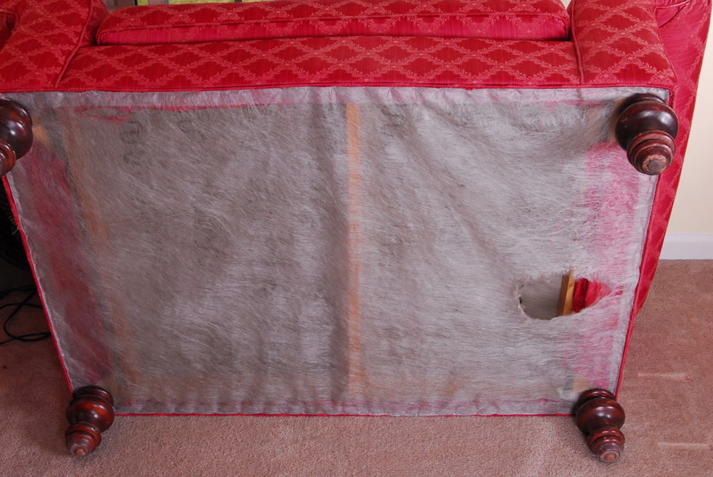 Custom Red Oversized Chair from Ellisville Manufacturing