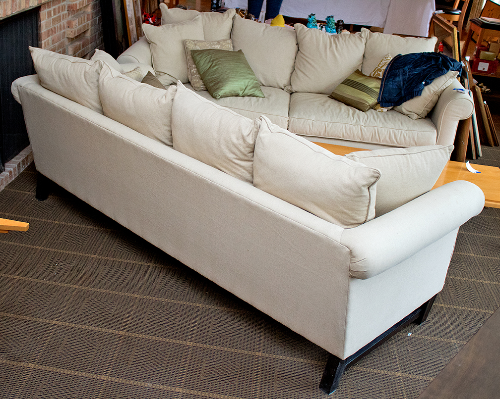 Martha Stewart Signature Canvas Sofa by Bernhardt