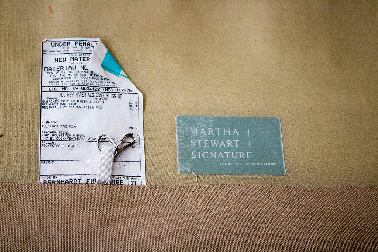 Martha Stewart Signature Canvas Sofa by Bernhardt