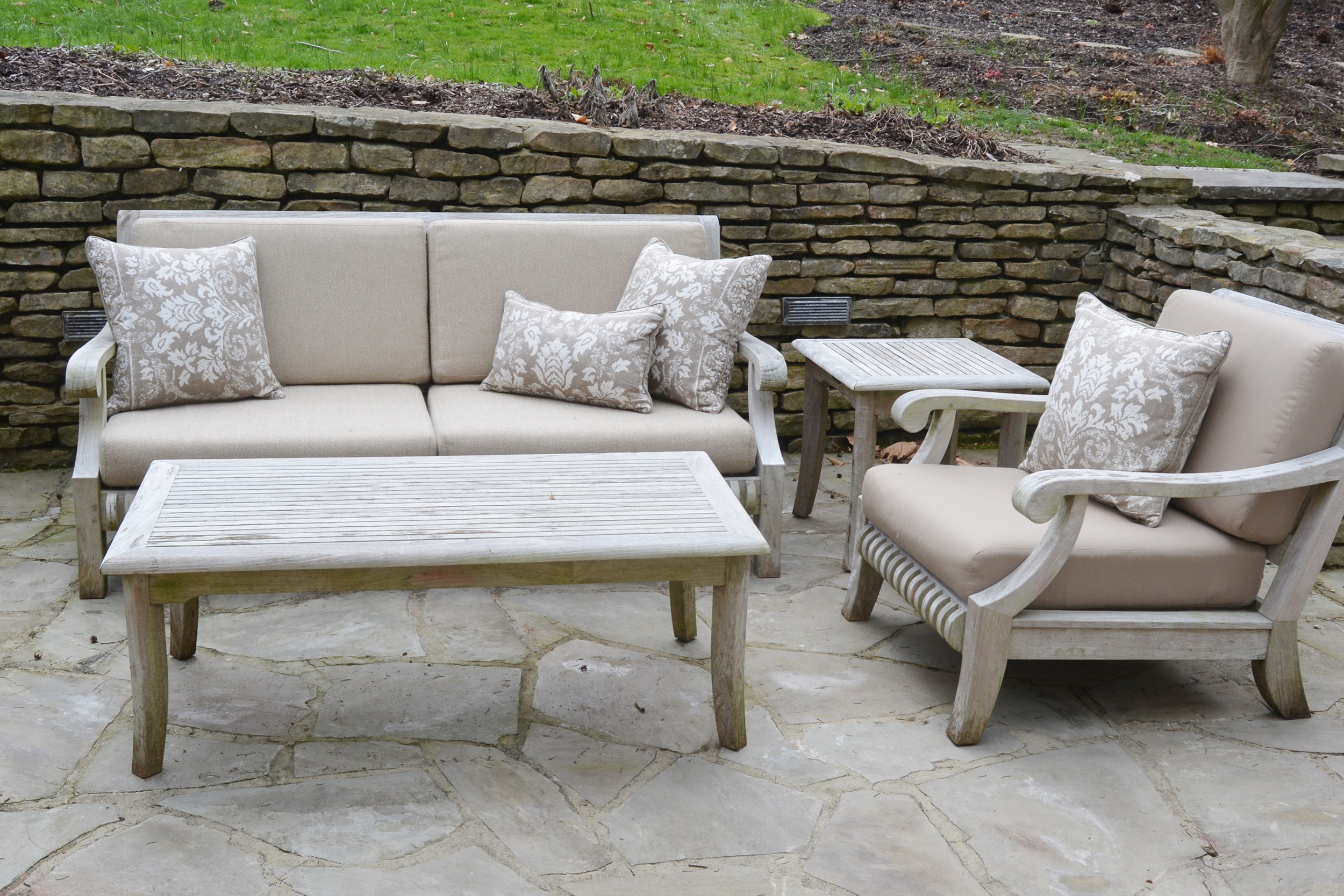 Smith & Hawken Teak Patio Set