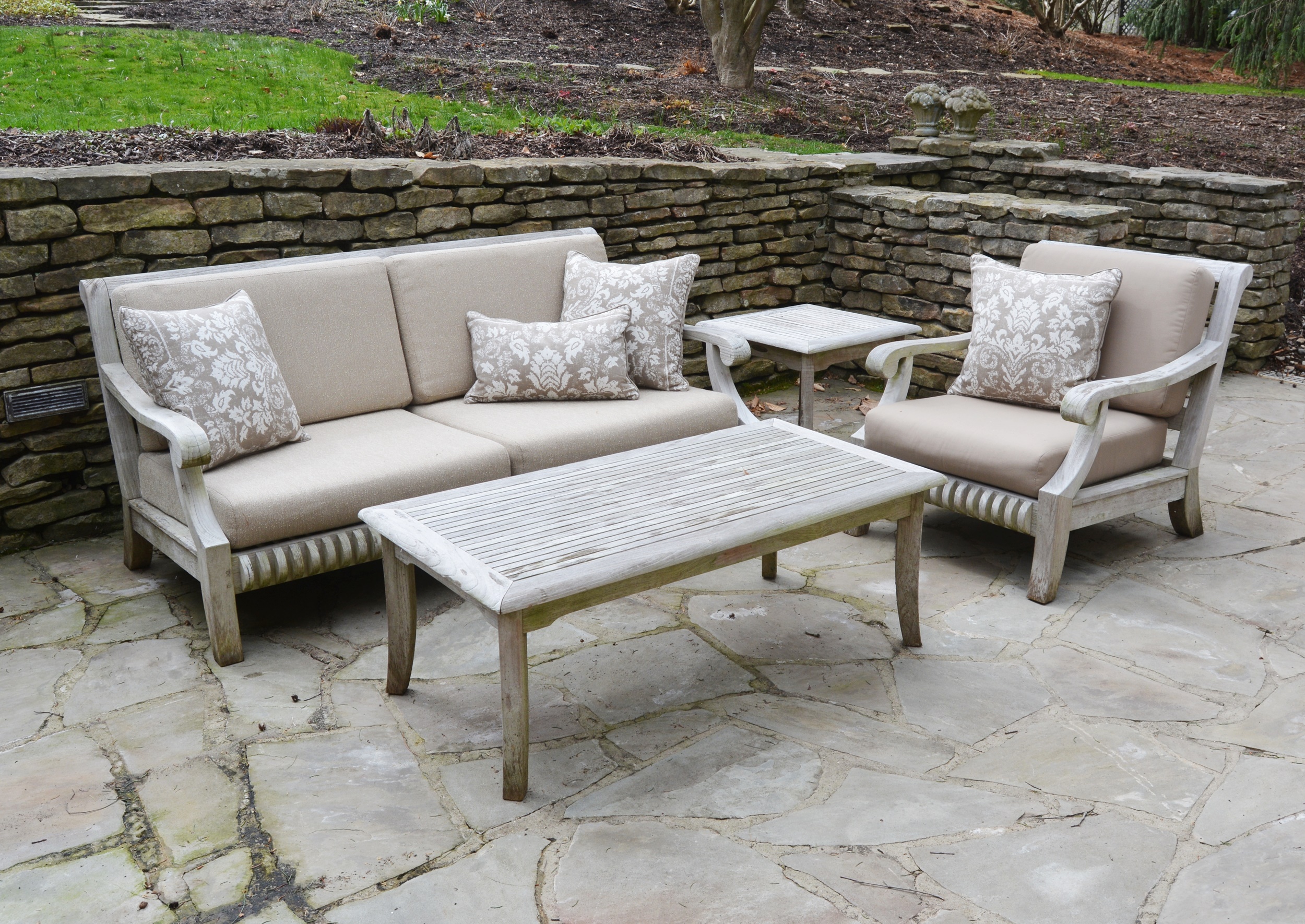 Smith & Hawken Teak Patio Set