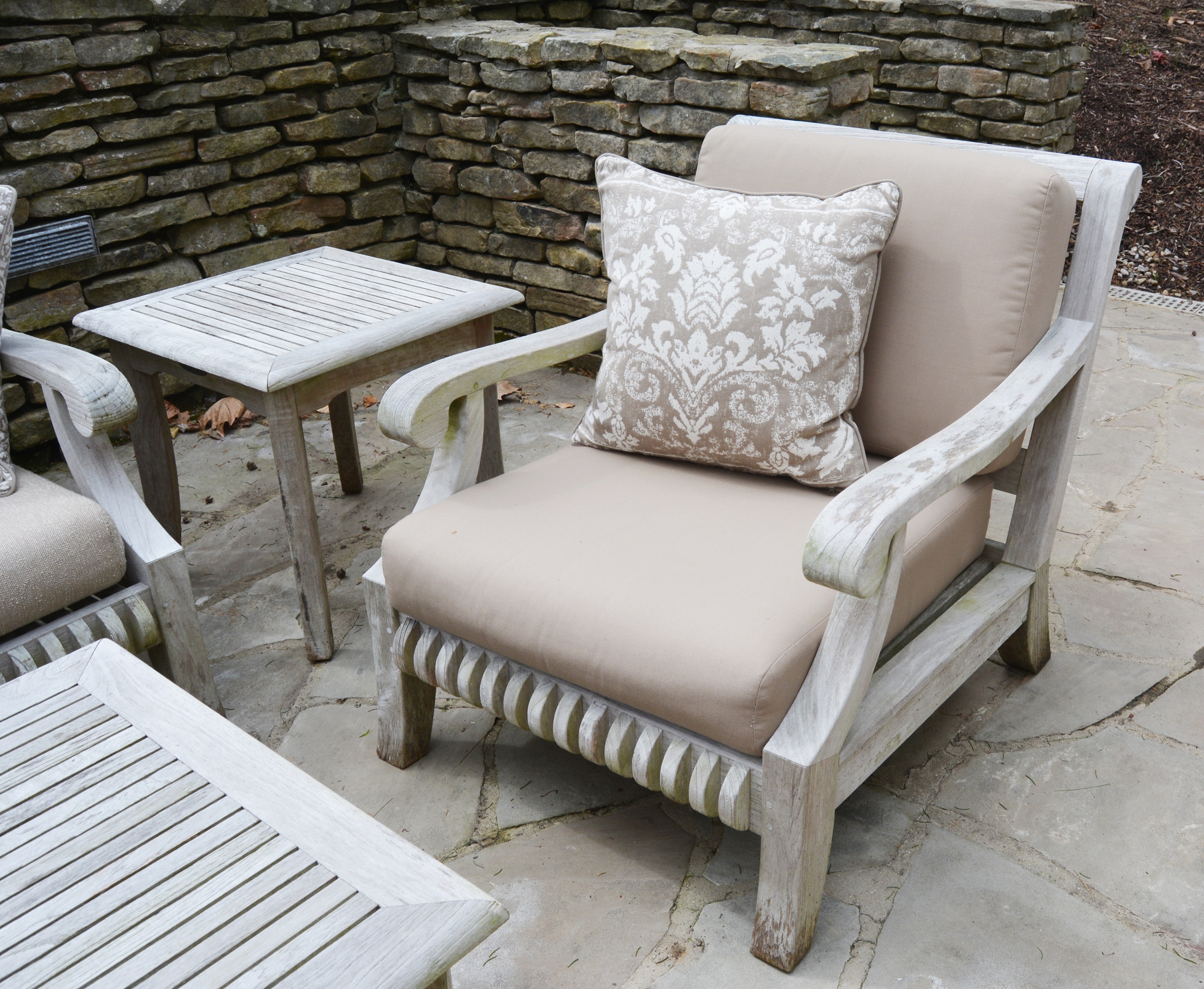 Smith & Hawken Teak Patio Set