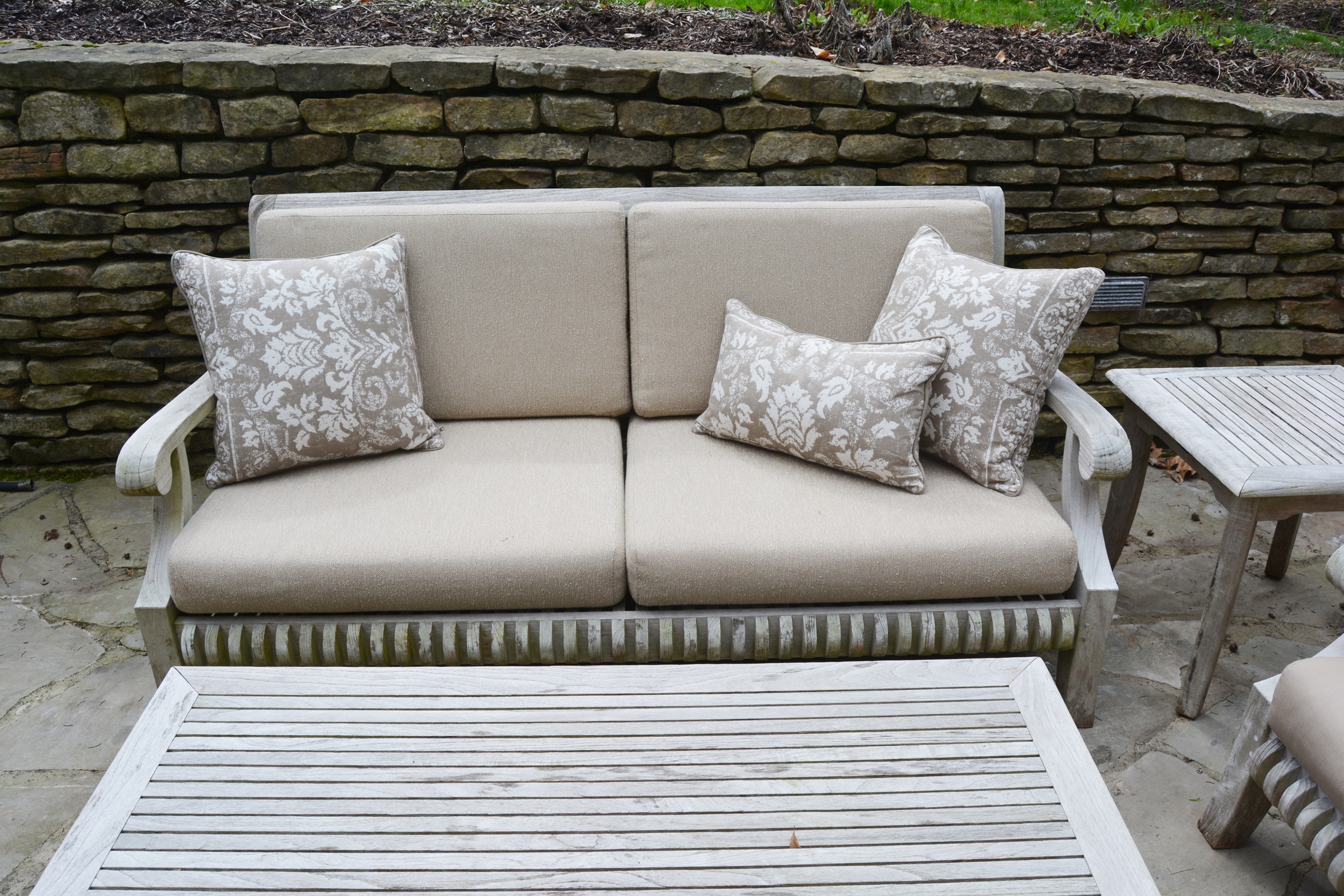 Smith & Hawken Teak Patio Set