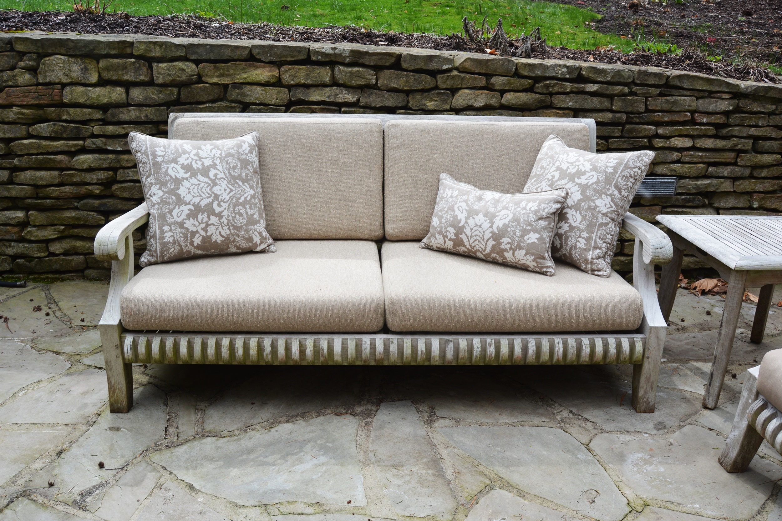 Smith & Hawken Teak Patio Set