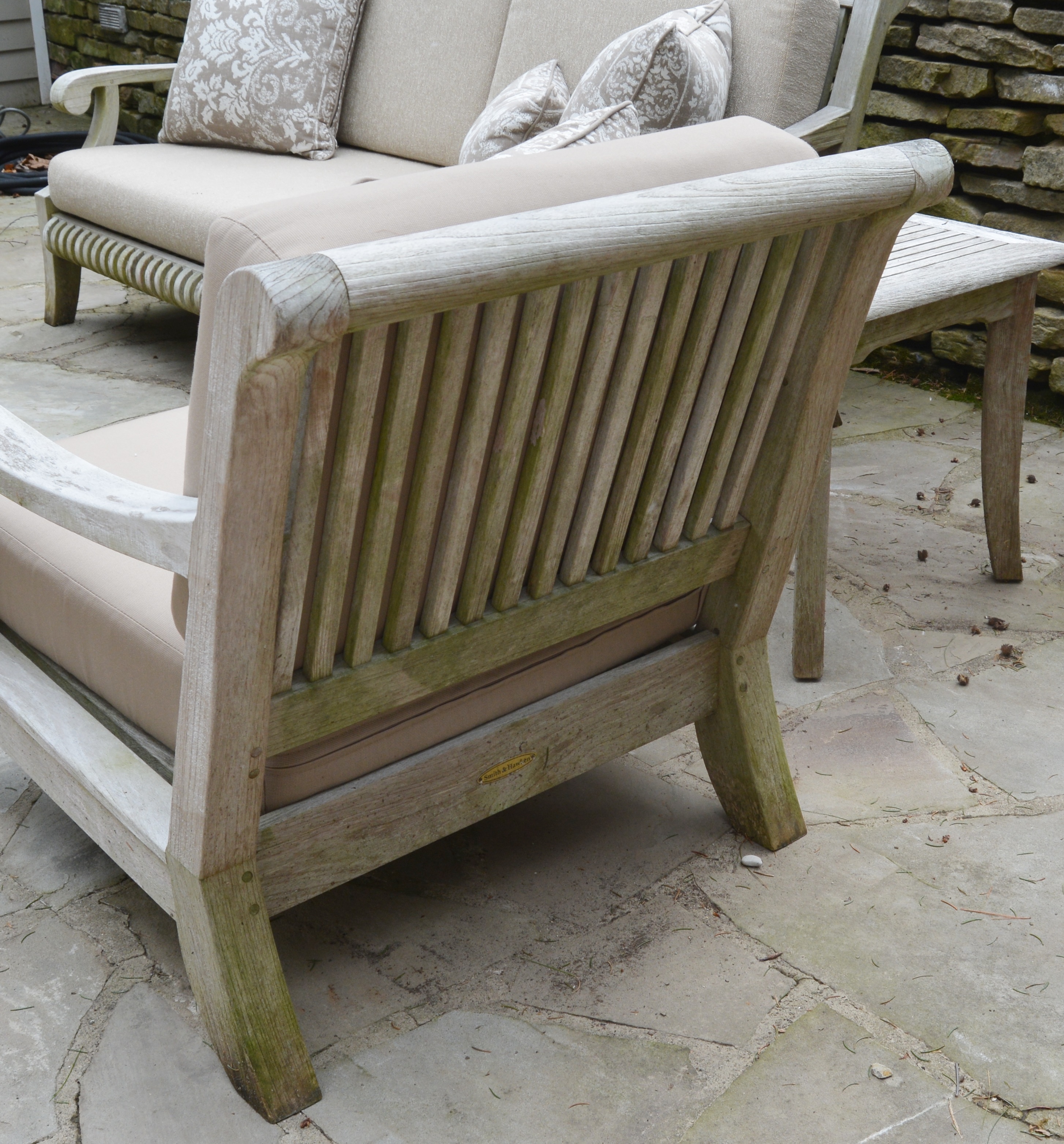 Smith & Hawken Teak Patio Set