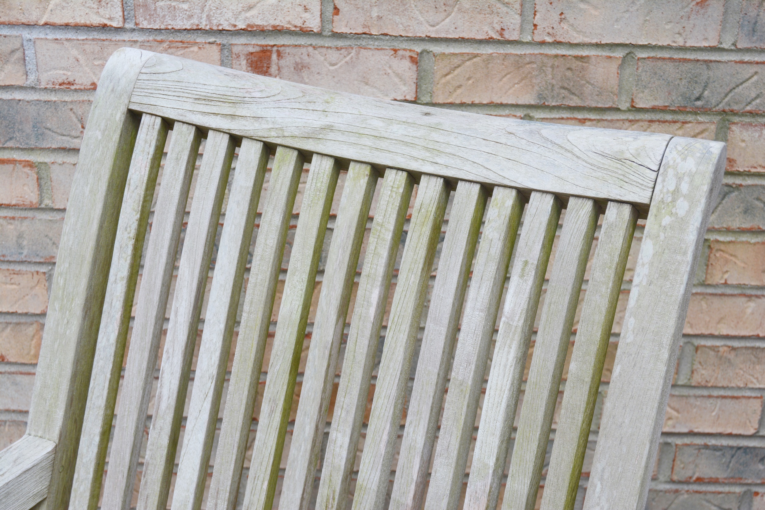 Smith & Hawken Teak Rocker and Side Table