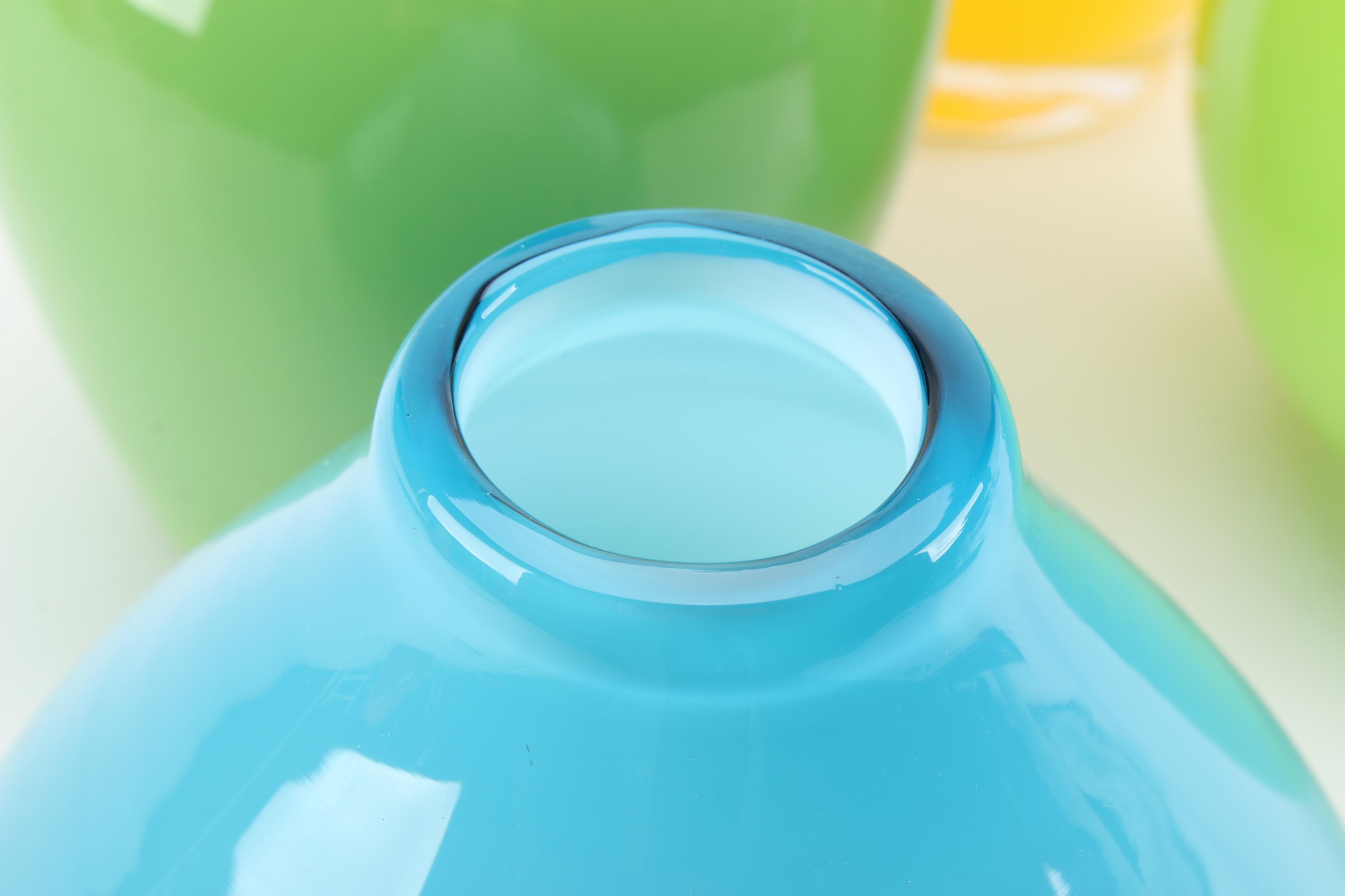 Crate & Barrel Colorful Glass and Ceramic Vase Set EBTH